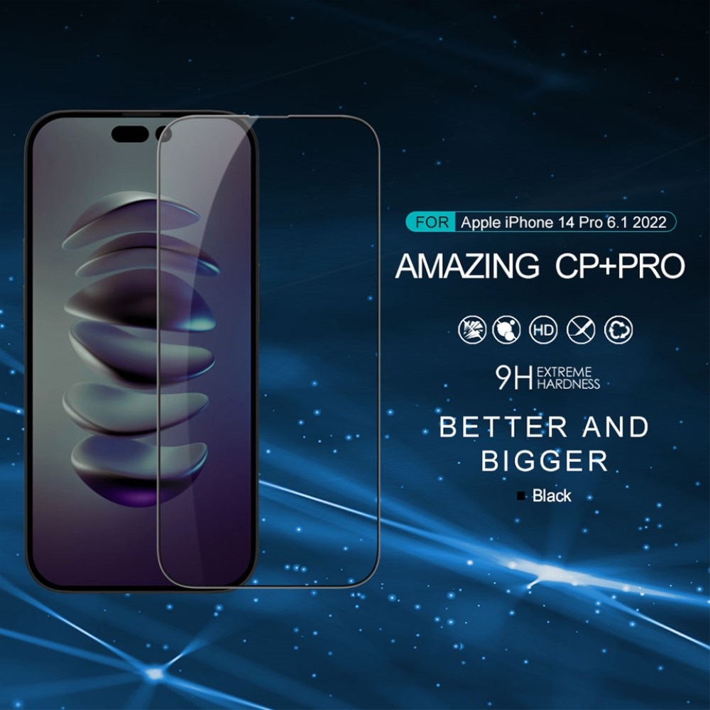 Amazing C+PRO Vetro Temperato iPhone 14 Pro Max Nero