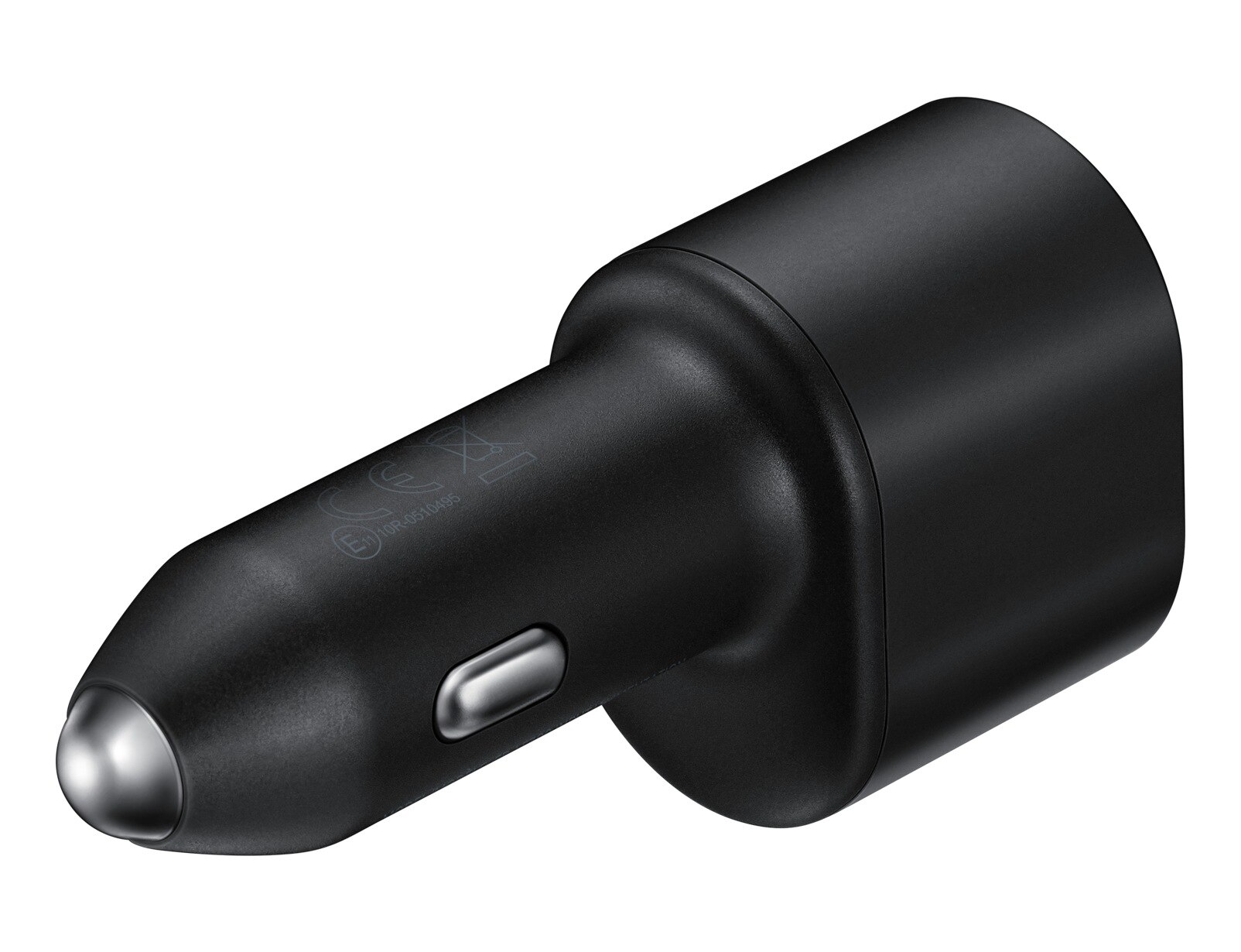 Caricabatterie auto Super Fast Dual USB-C + USB-A (45W+15W) nero
