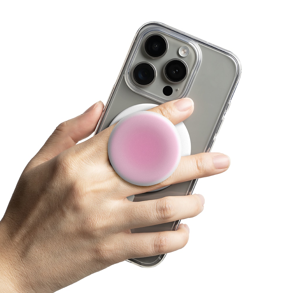Tok Magnetic Supporto e Impugnatura per Telefoni Cellulari Ice Pink