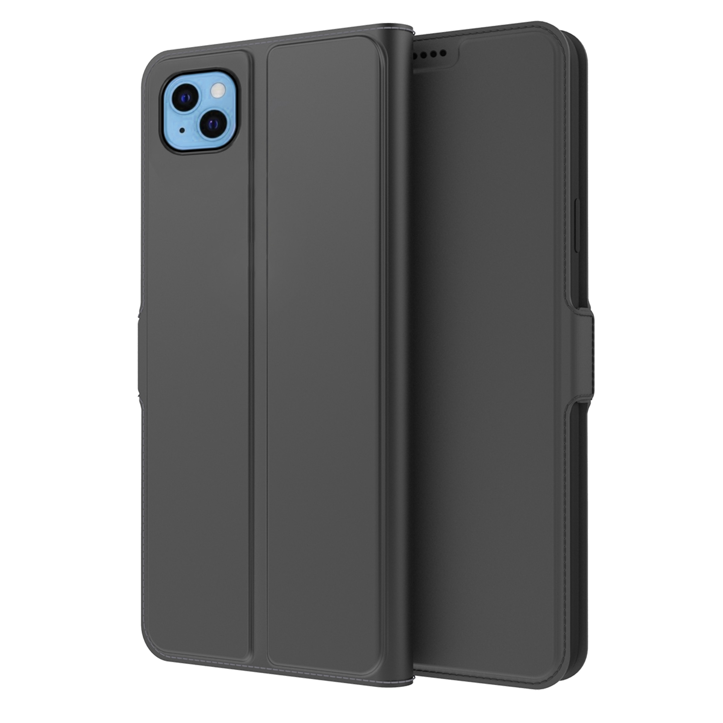 Cover portafoglio Slim Card Wallet iPhone 13 Nero