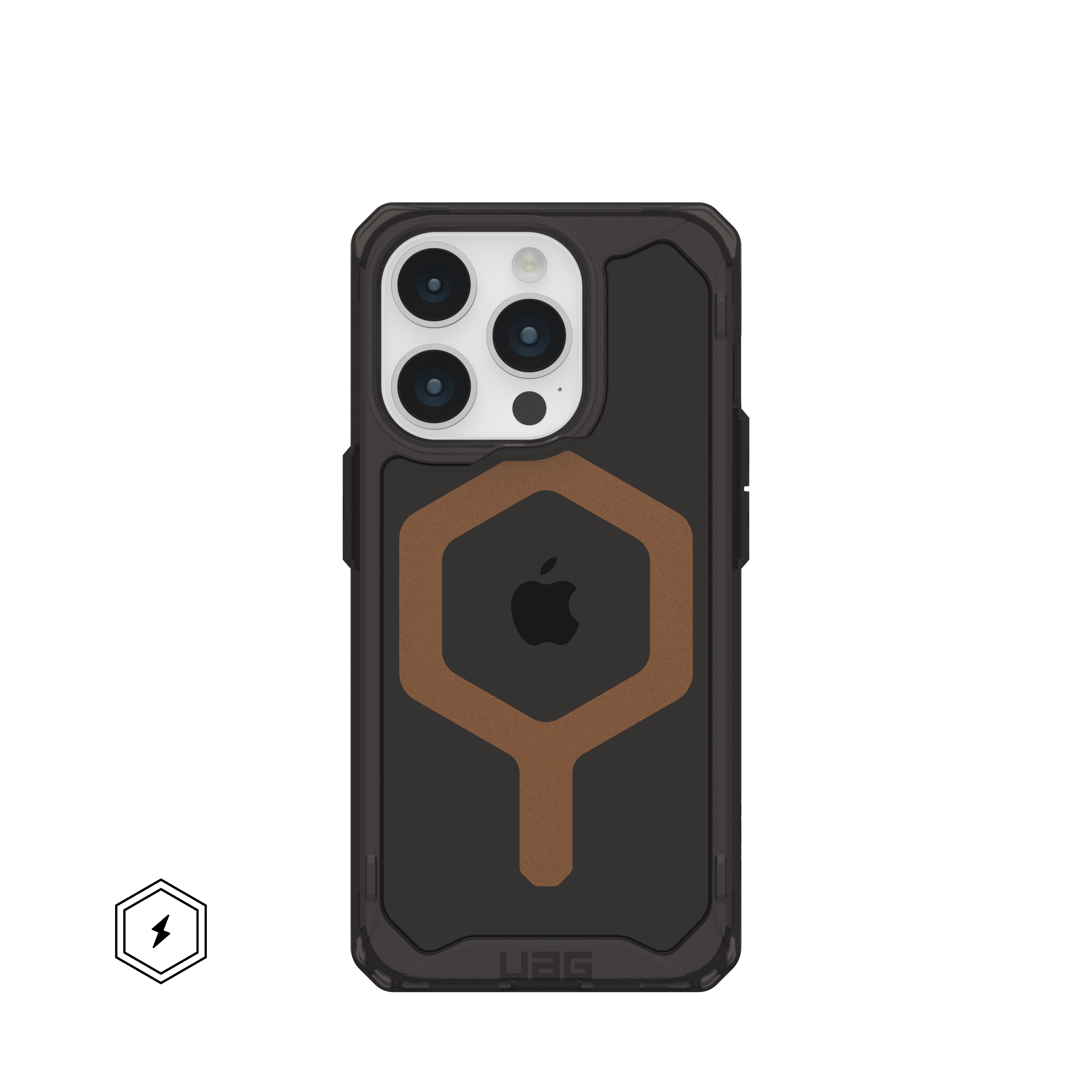 Cover Plyo MagSafe iPhone 15 Pro Black/Bronze