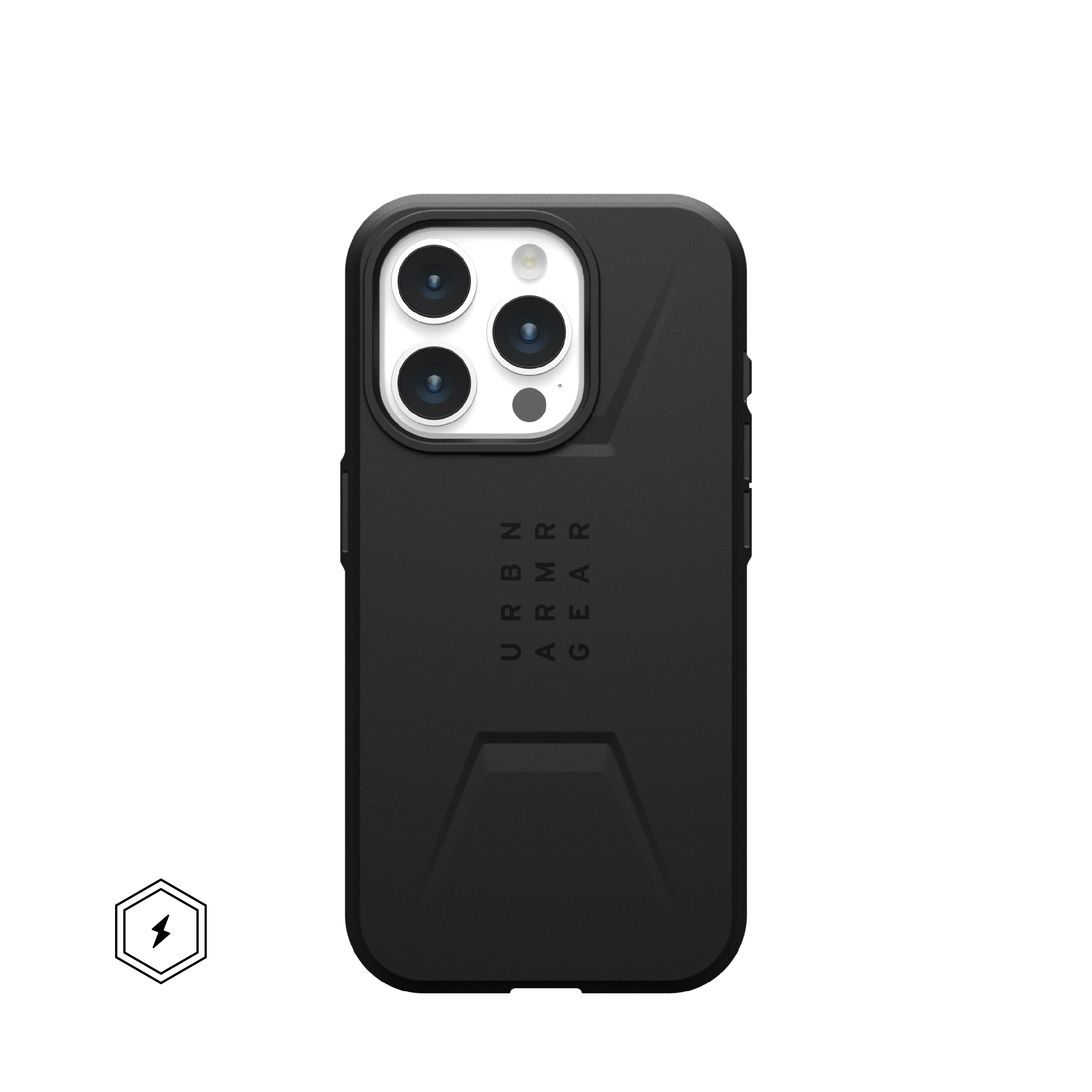 Cover Civilian con MagSafe iPhone 15 Pro Black