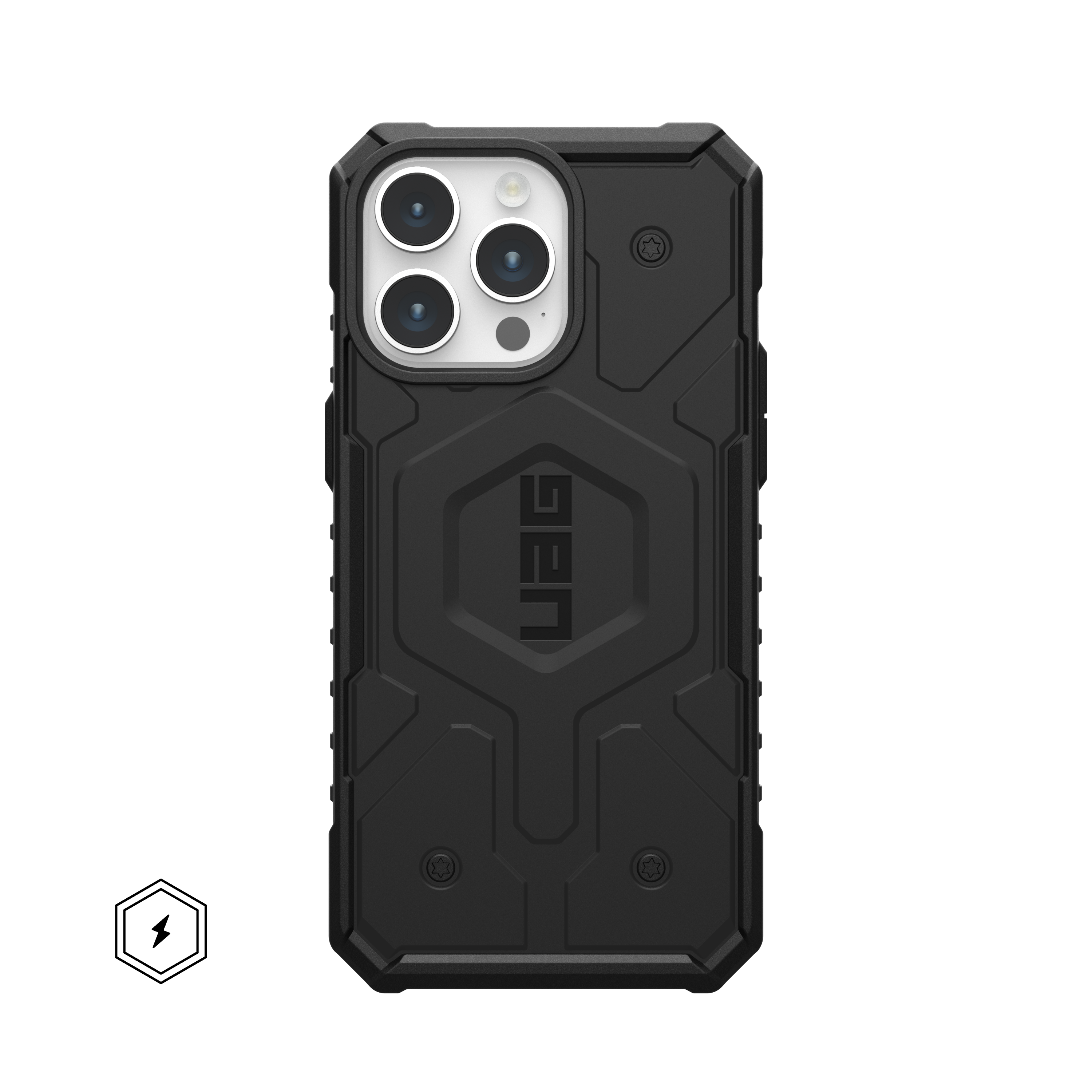 Cover Essential Armor con MagSafe iPhone 15 Pro Max Black