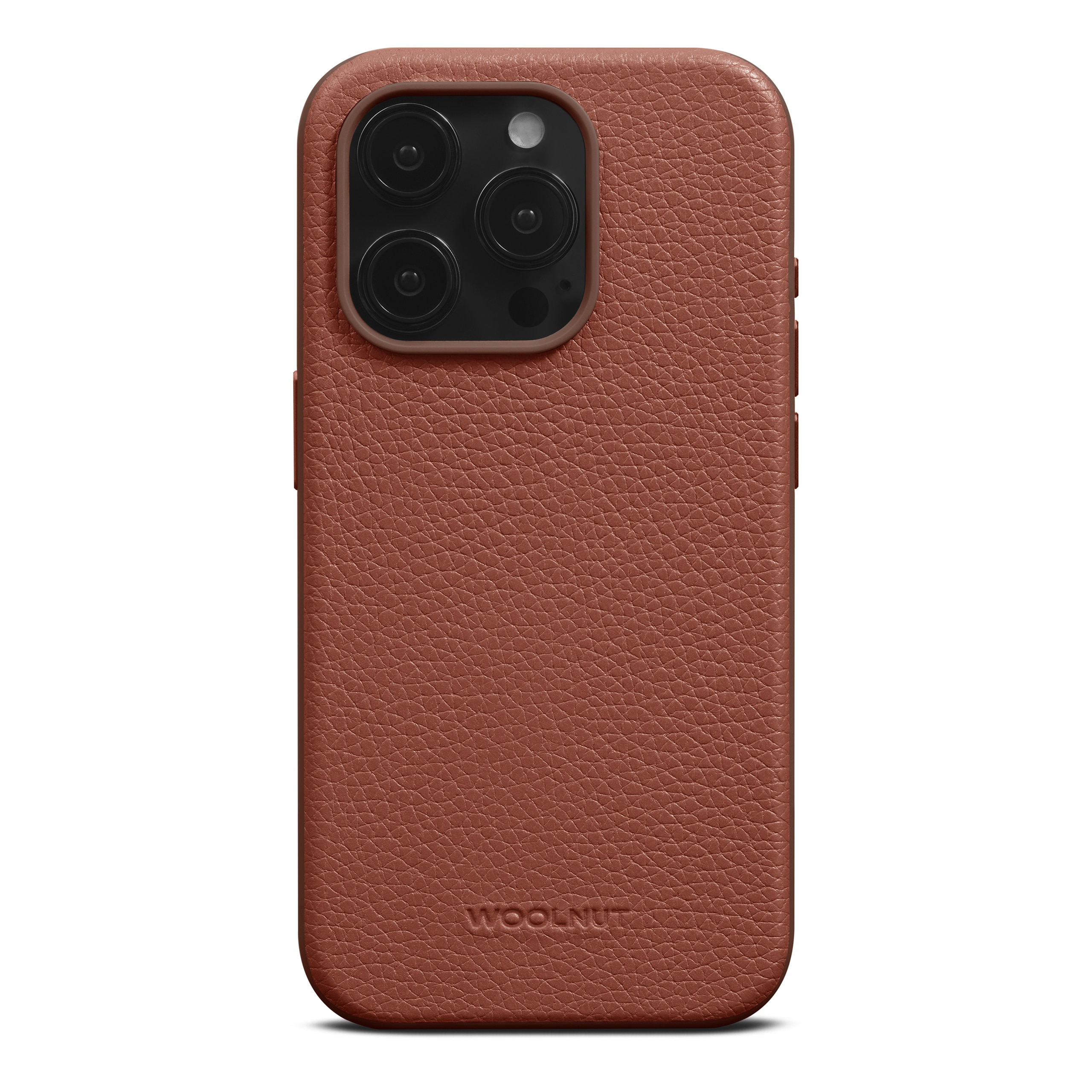 Cover Leather MagSafe iPhone 15 Pro Cognac