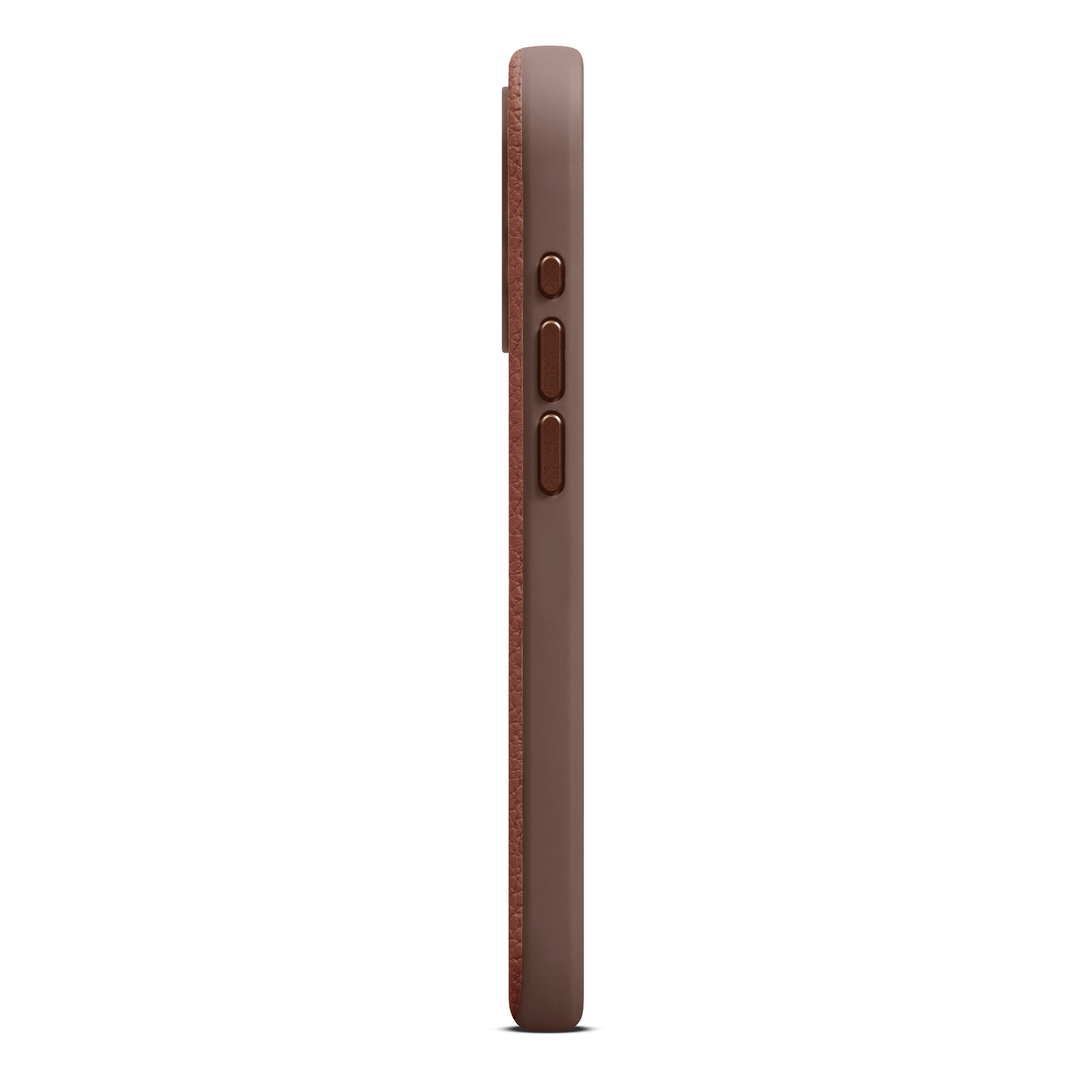 Cover Leather MagSafe iPhone 15 Pro Cognac