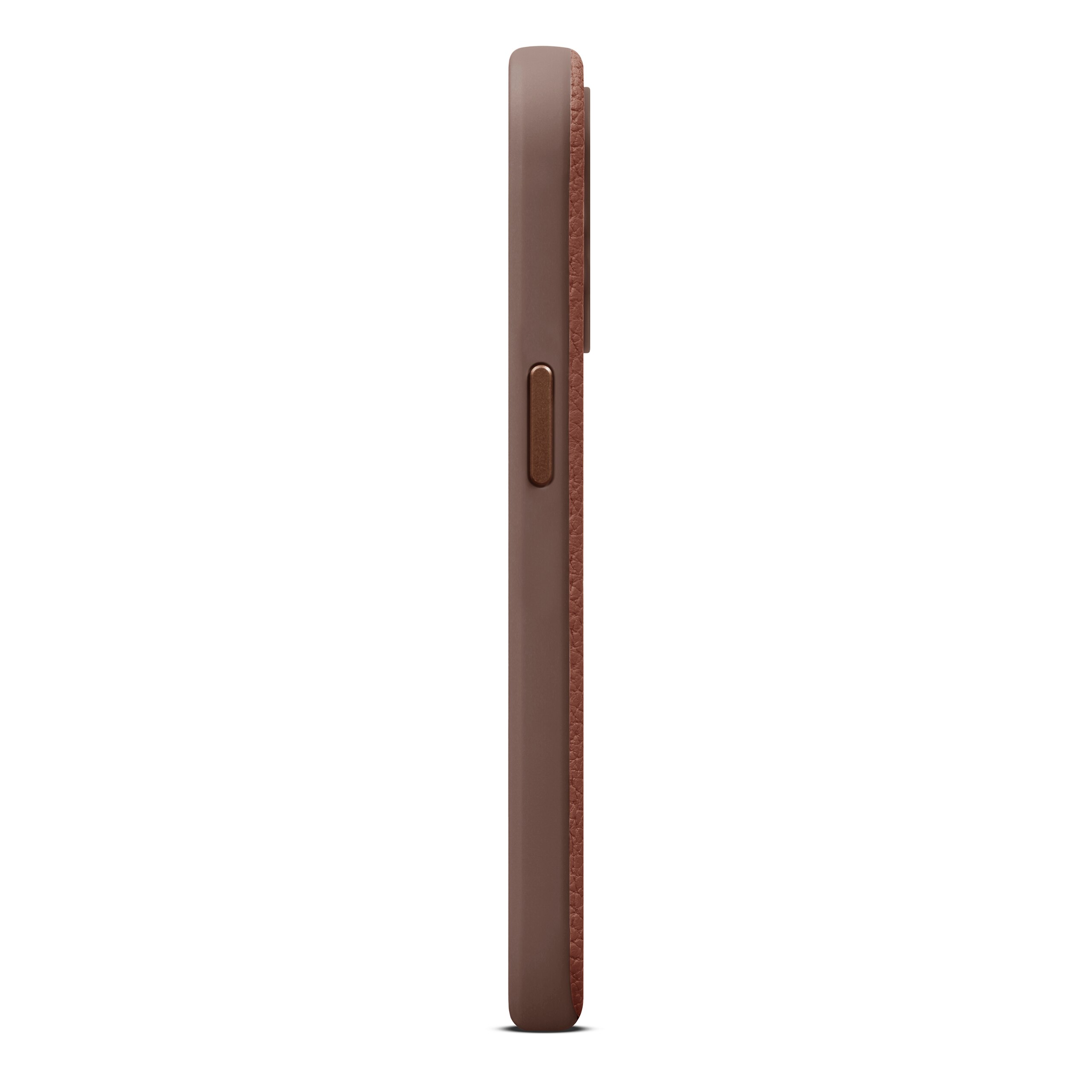 Cover Leather MagSafe iPhone 15 Pro Cognac