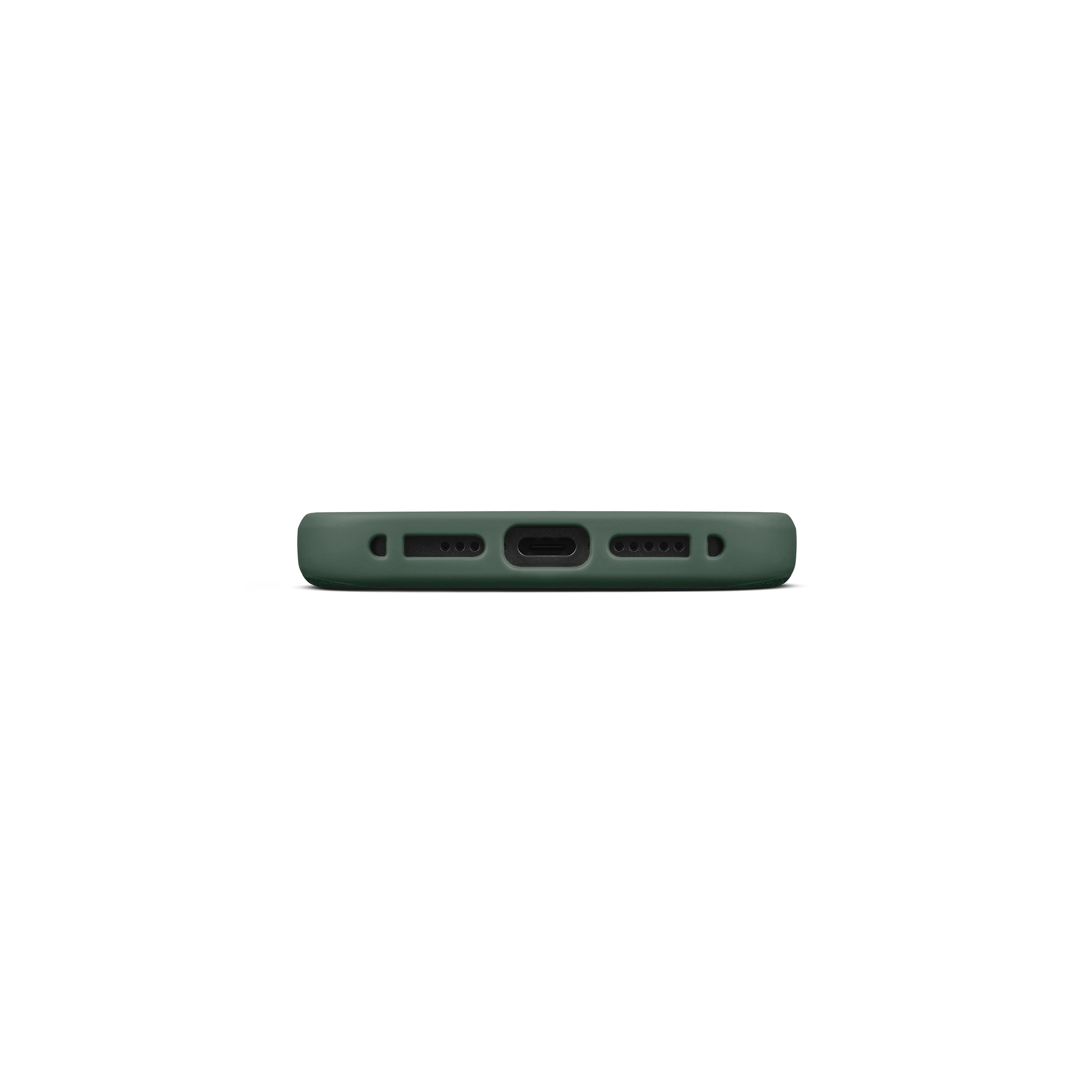 Cover Leather MagSafe iPhone 15 Pro Green