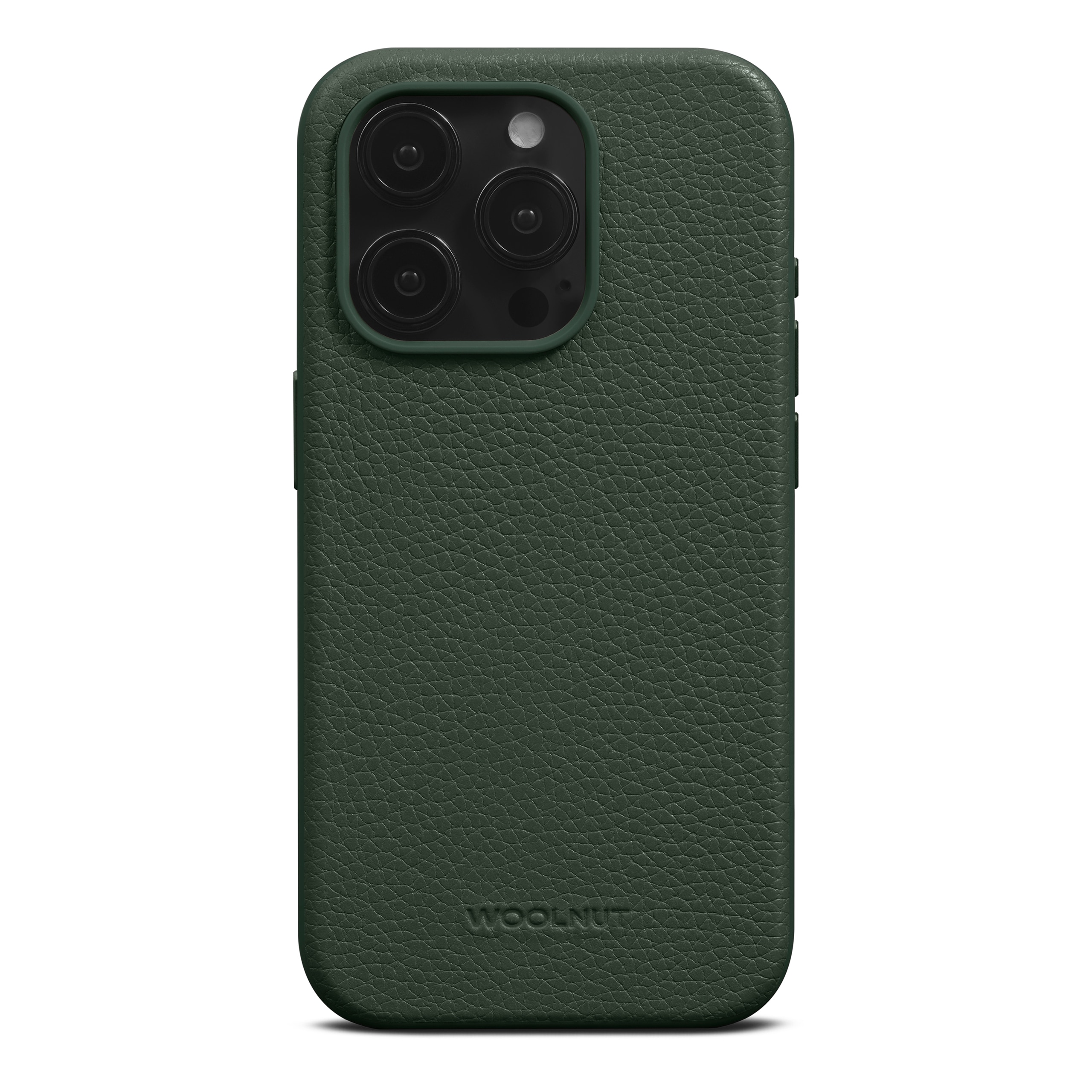 Cover Leather MagSafe iPhone 15 Pro Green
