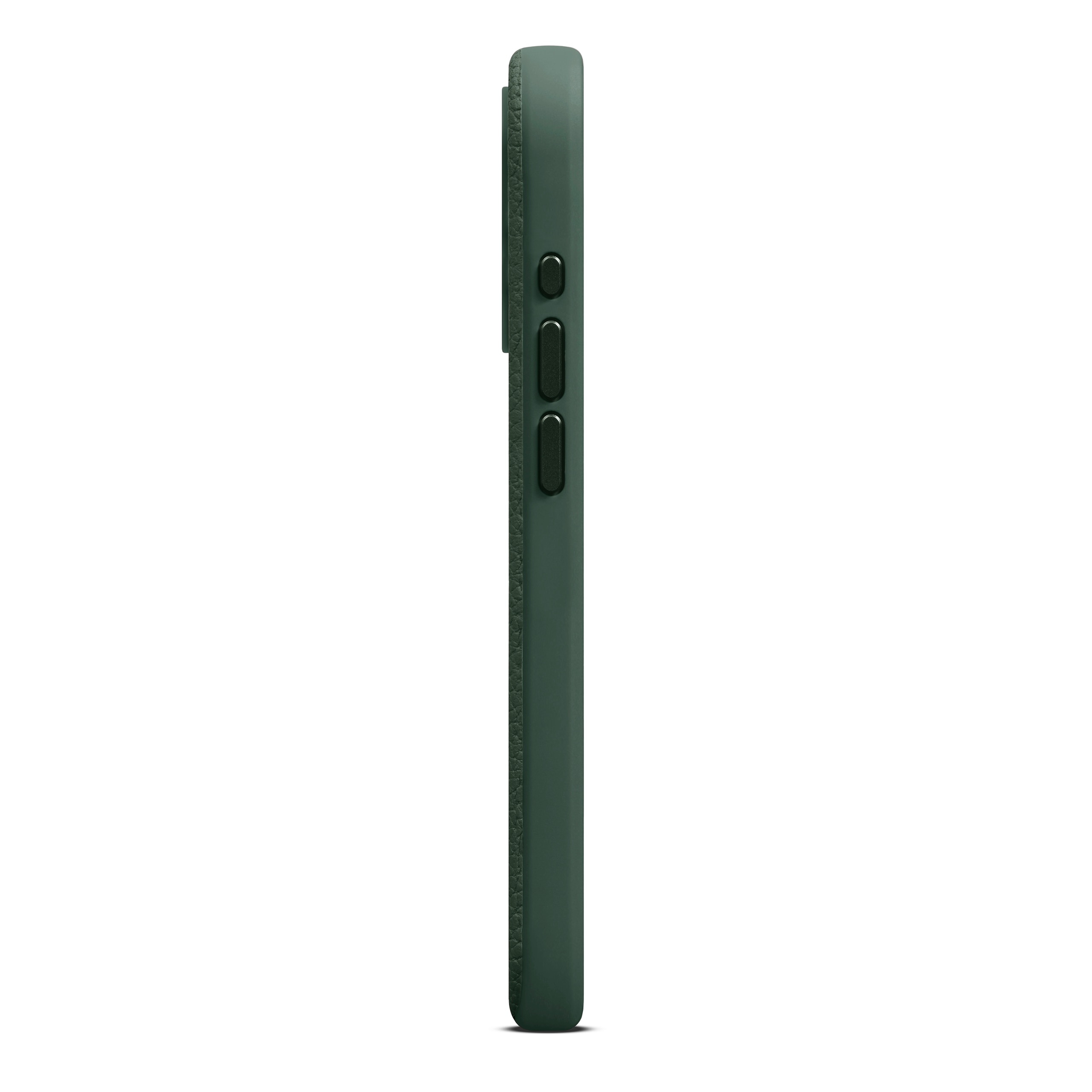 Cover Leather MagSafe iPhone 15 Pro Green