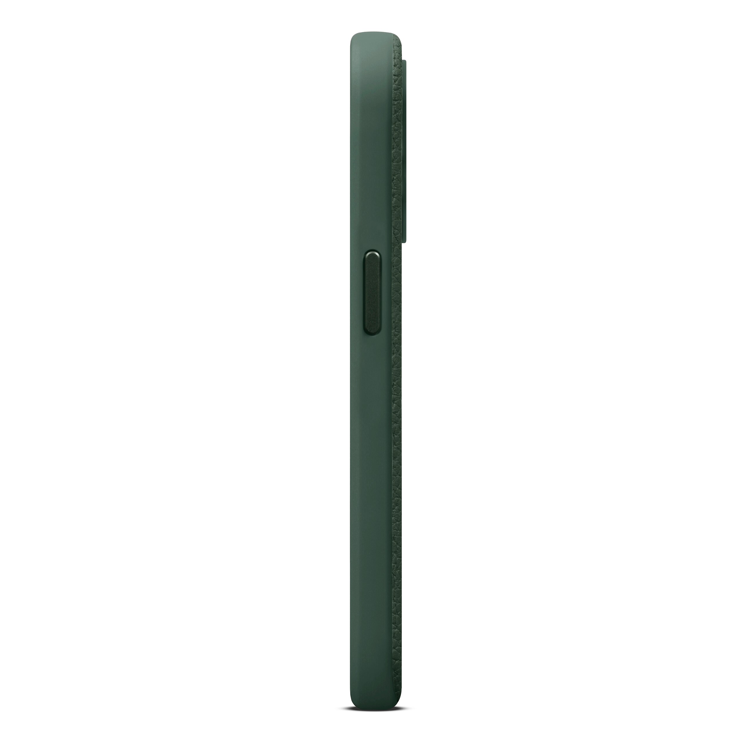 Cover Leather MagSafe iPhone 15 Pro Green