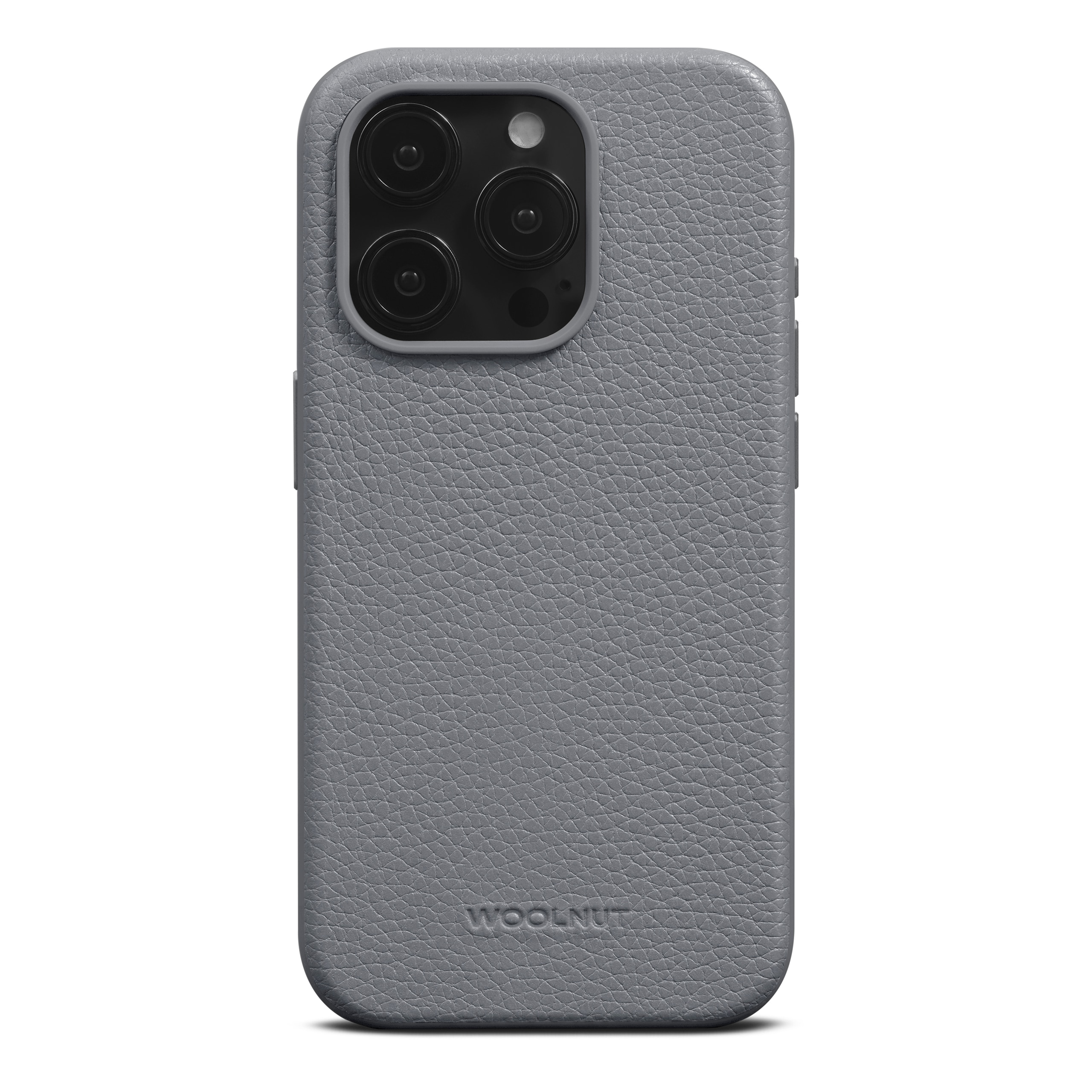 Cover Leather MagSafe iPhone 15 Pro Grey