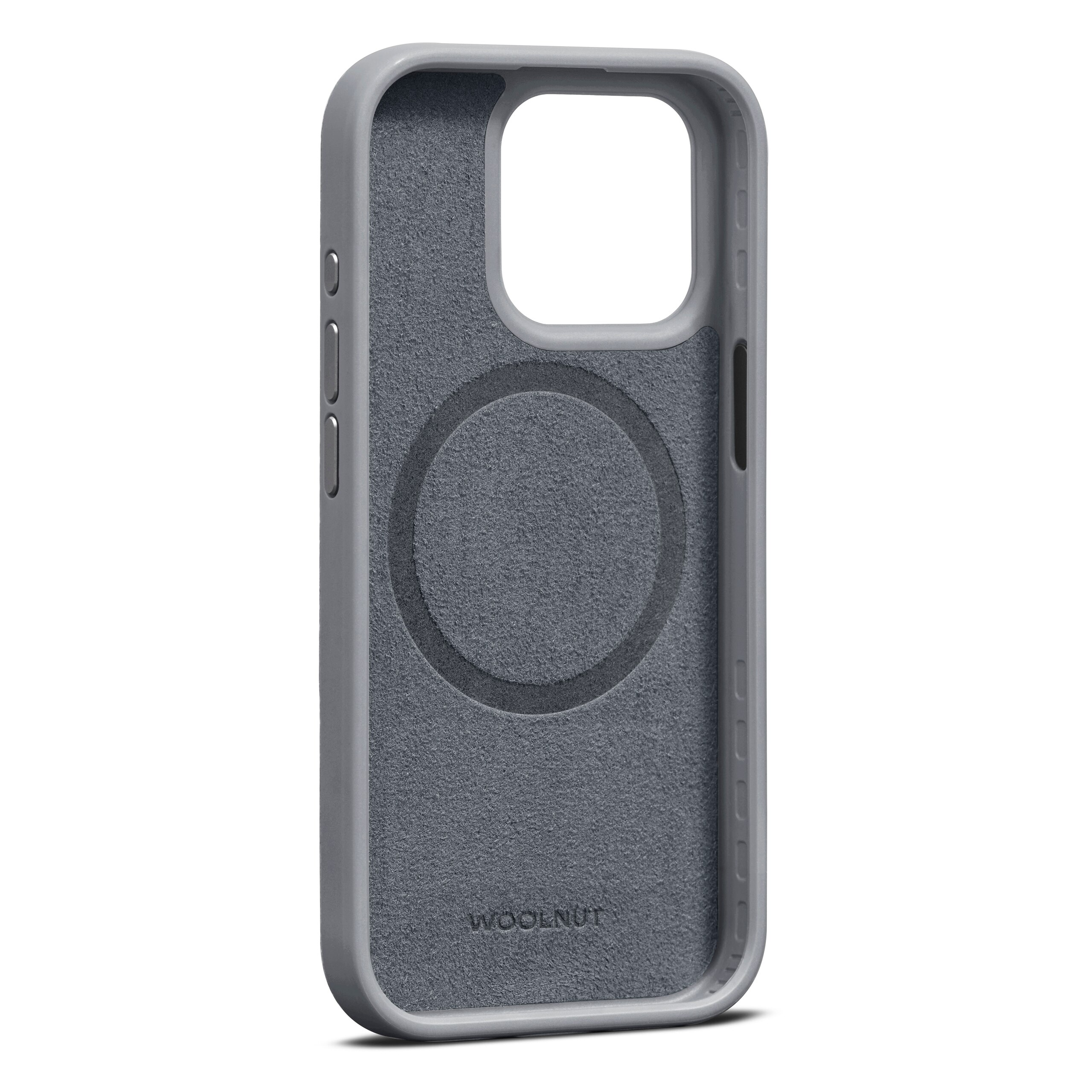 Cover Leather MagSafe iPhone 15 Pro Grey