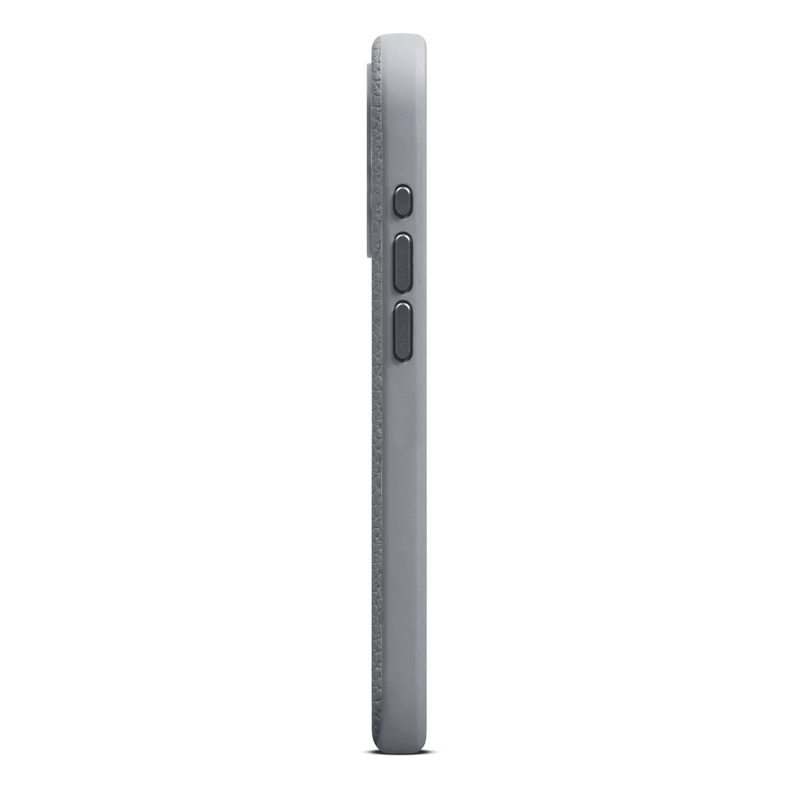 Cover Leather MagSafe iPhone 15 Pro Grey