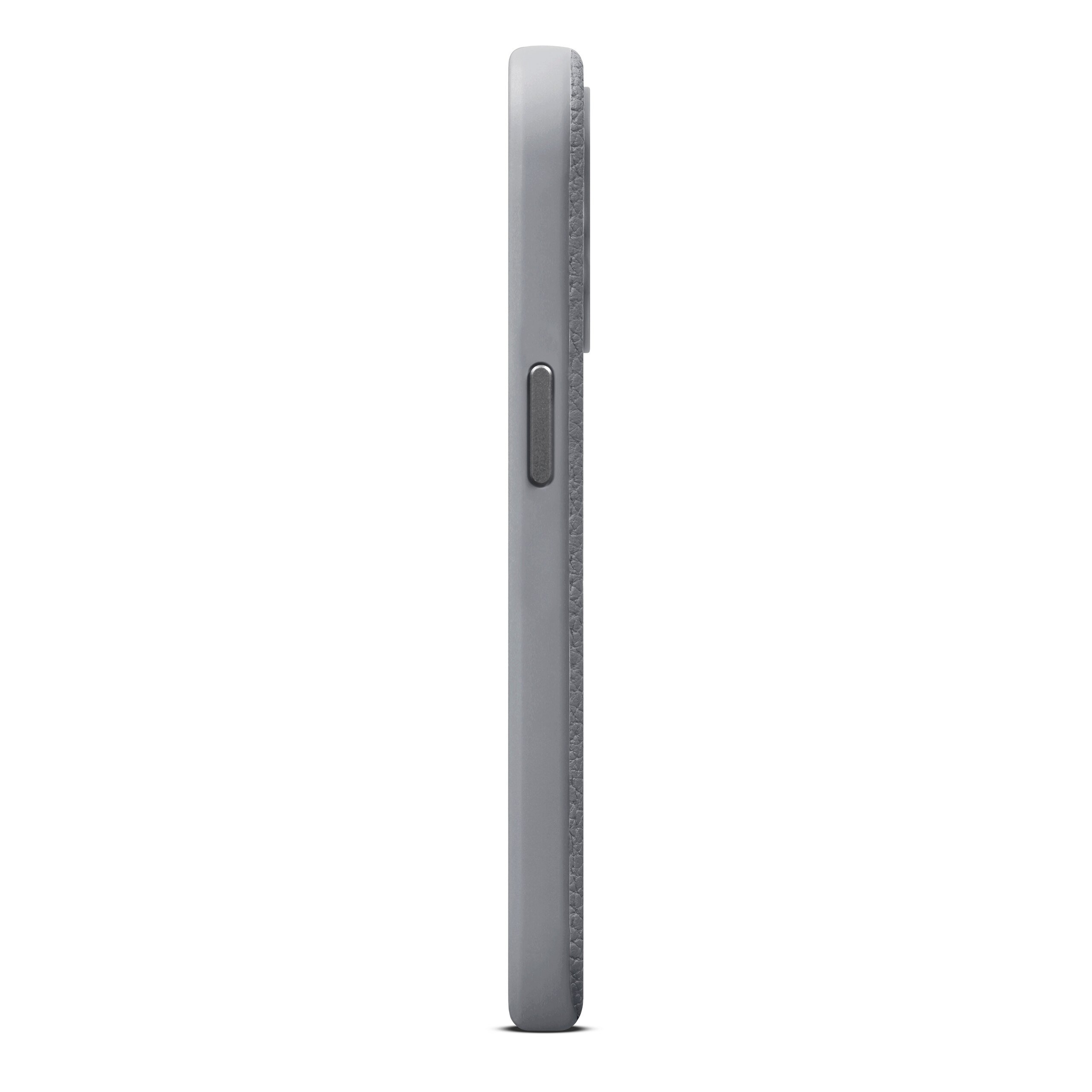 Cover Leather MagSafe iPhone 15 Pro Grey