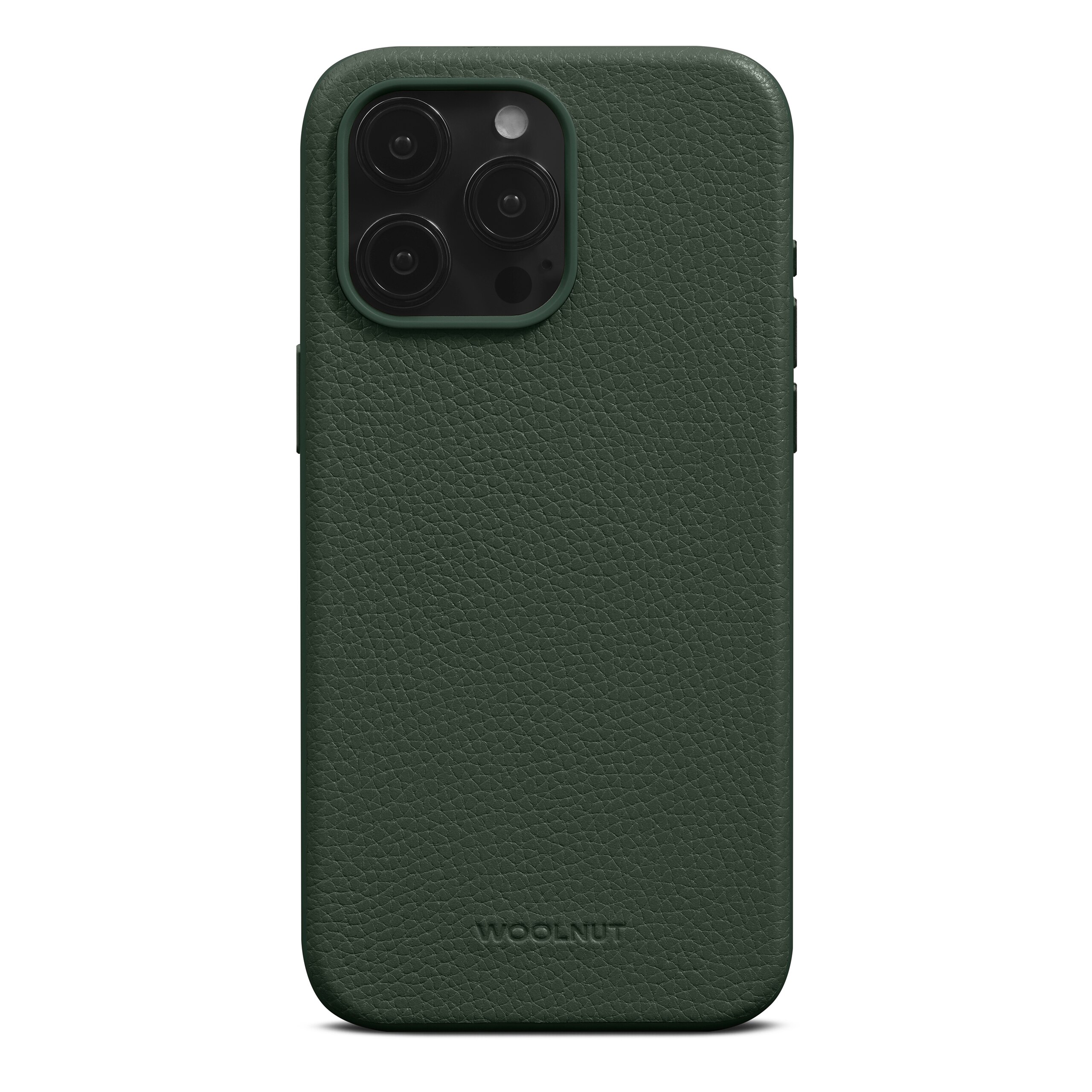 Cover Leather MagSafe iPhone 15 Pro Max Green