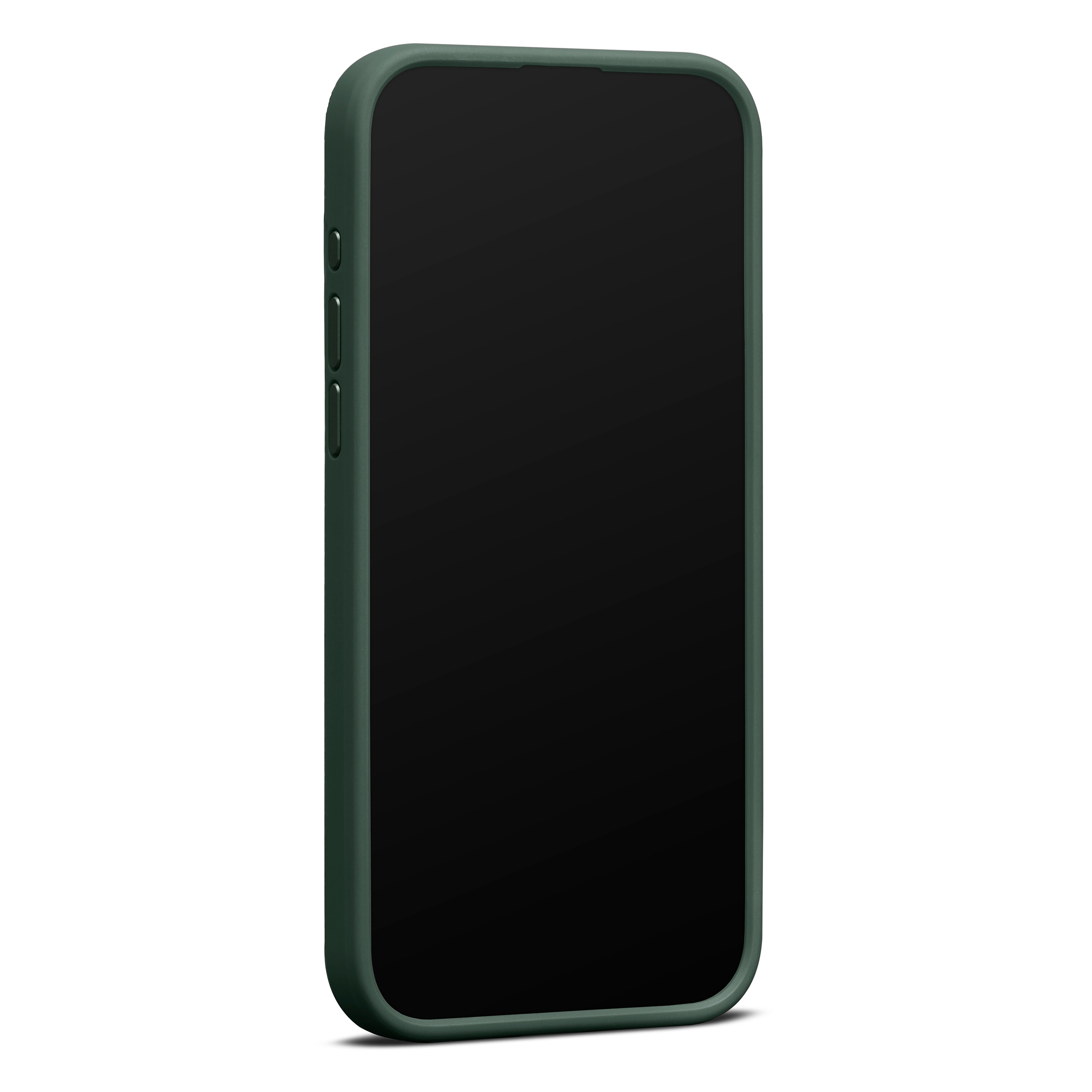 Cover Leather MagSafe iPhone 15 Pro Max Green