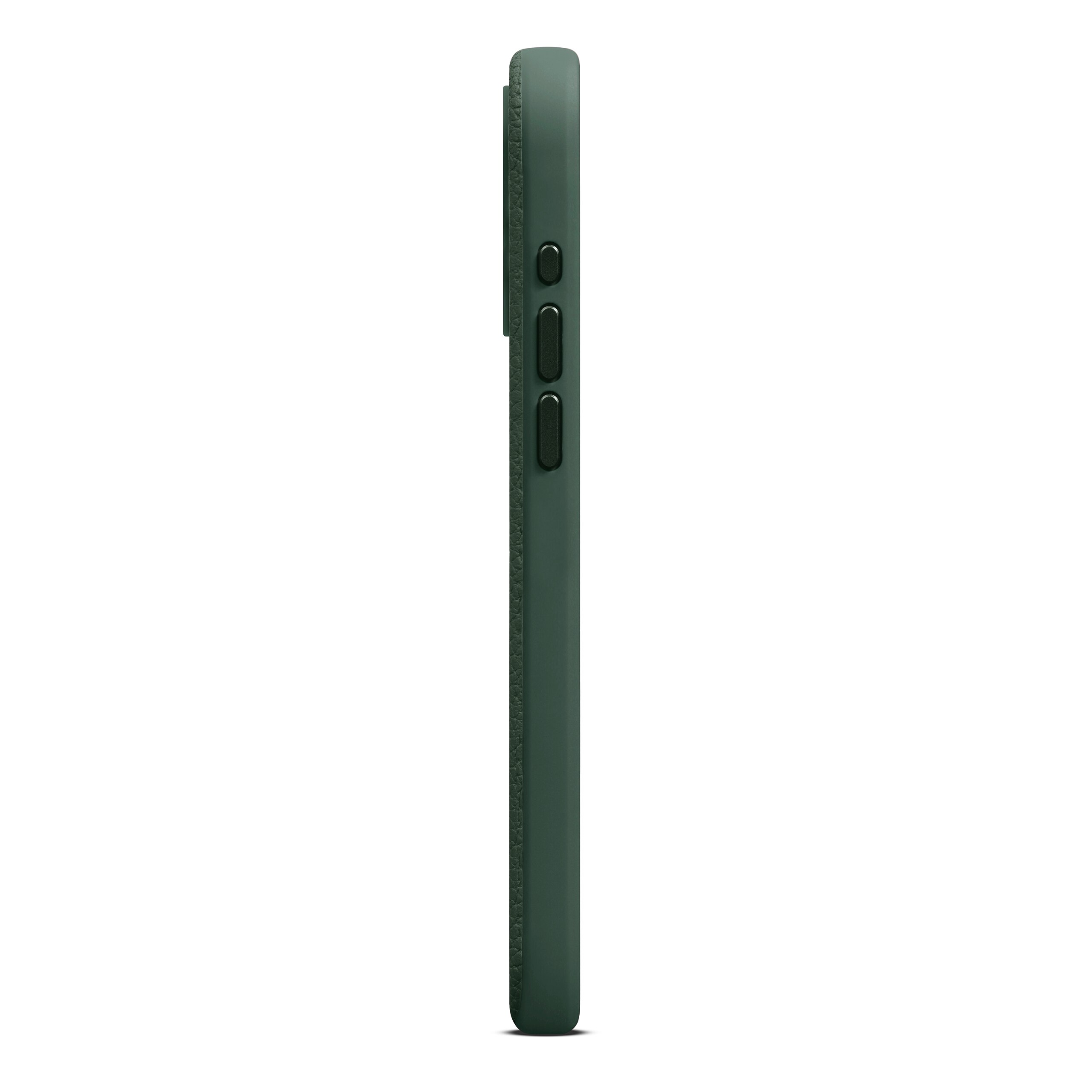 Cover Leather MagSafe iPhone 15 Pro Max Green