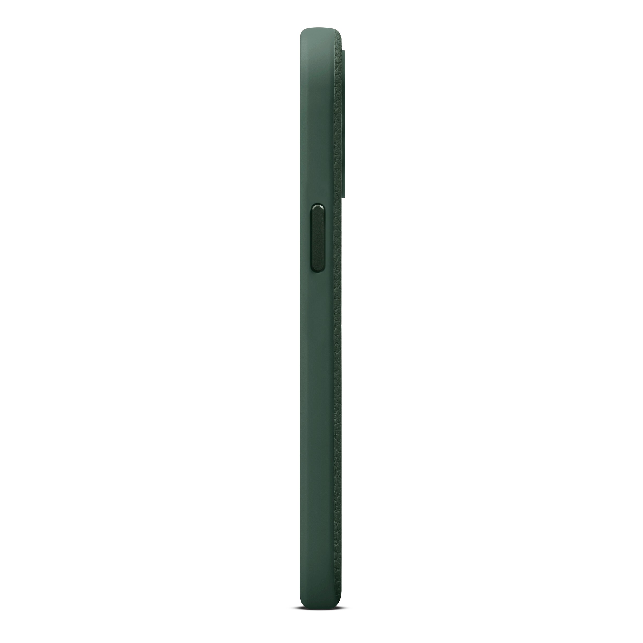 Cover Leather MagSafe iPhone 15 Pro Max Green