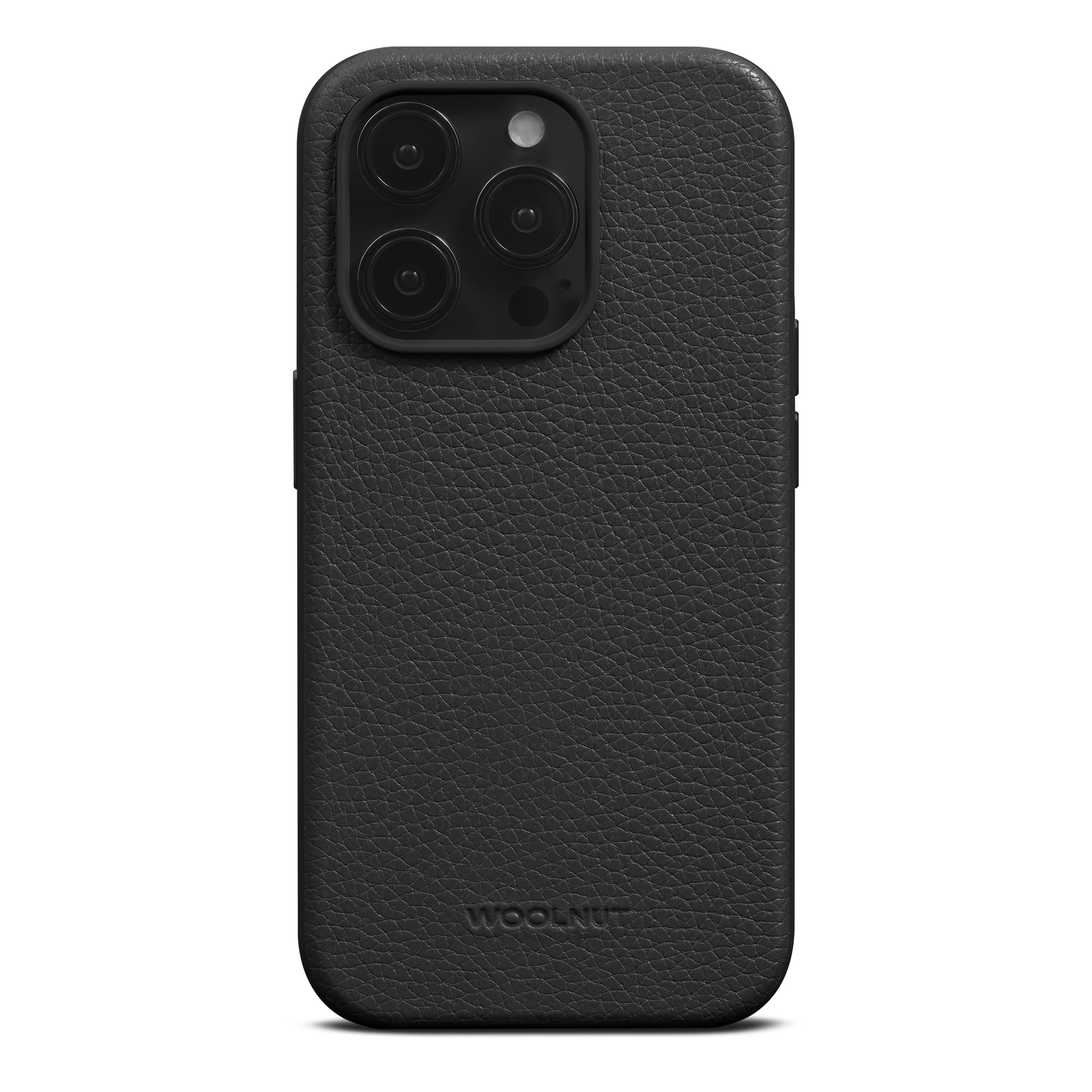 Cover Leather MagSafe iPhone 15 Pro Black