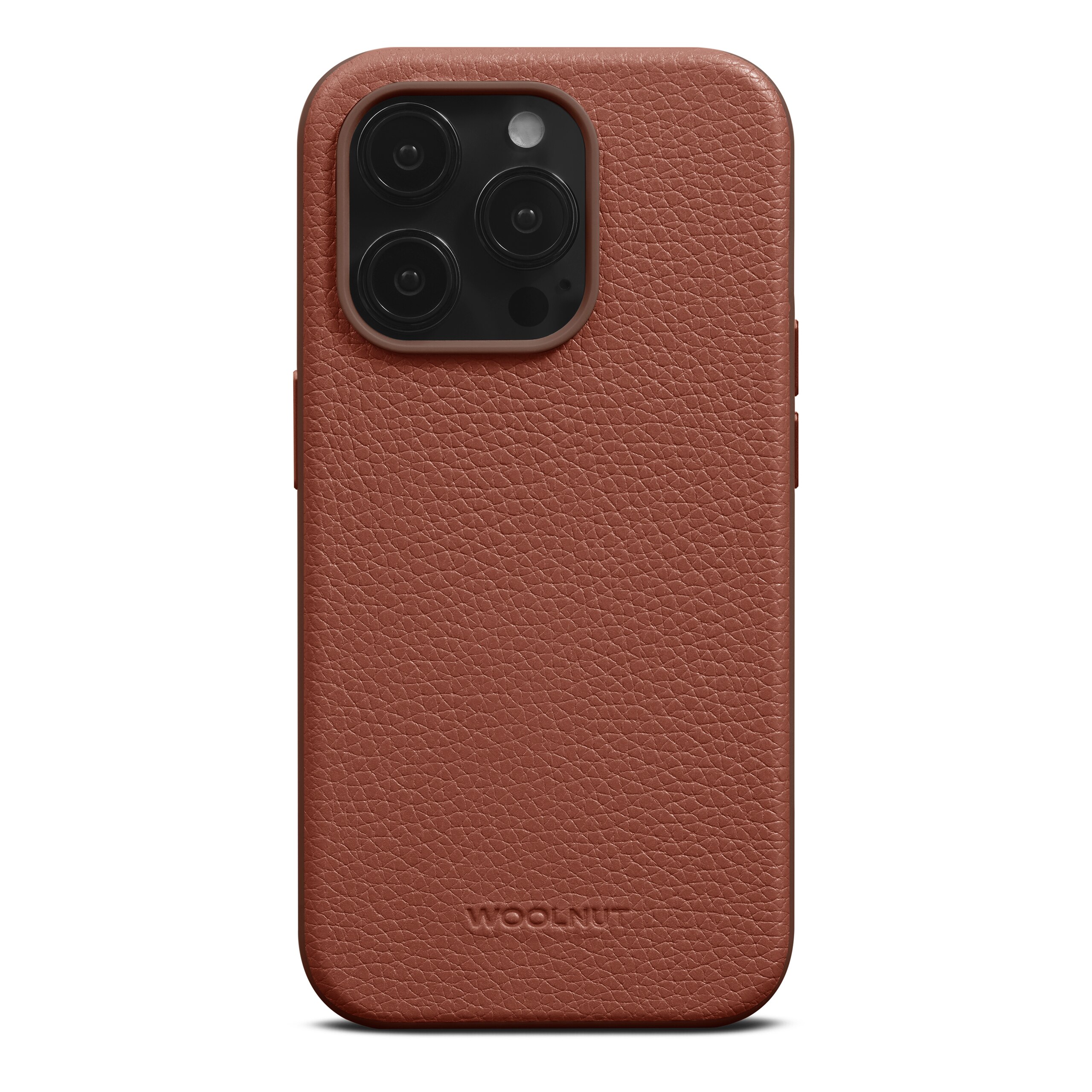 Cover Leather MagSafe iPhone 15 Pro Cognac