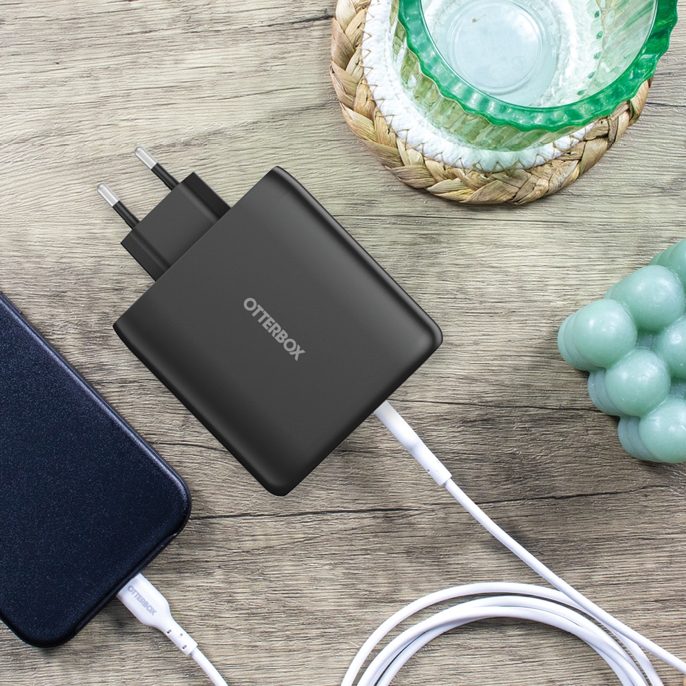 Caricabatterie USB-C Four Port 100W Black