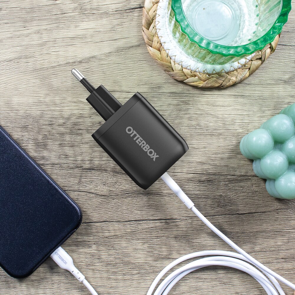 Caricabatterie USB-C Dual Port 65W Black