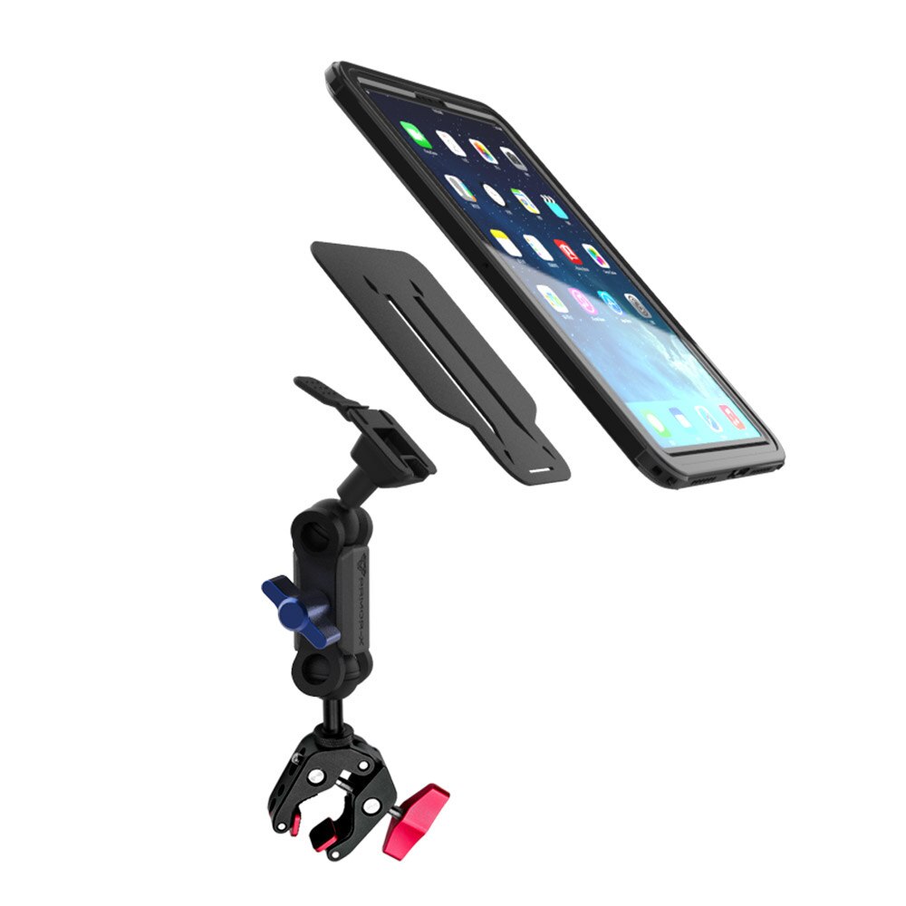 G-Clamp Mount Table/Desk for Tablet, nero