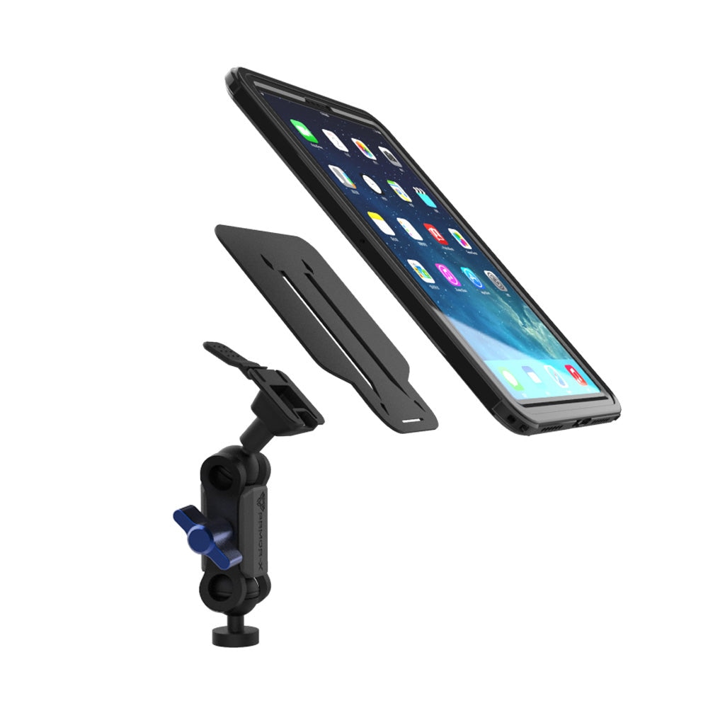 X-P4T Tablet Heavy-Duty 1/4" M6 Thread Mount for Tripod nero