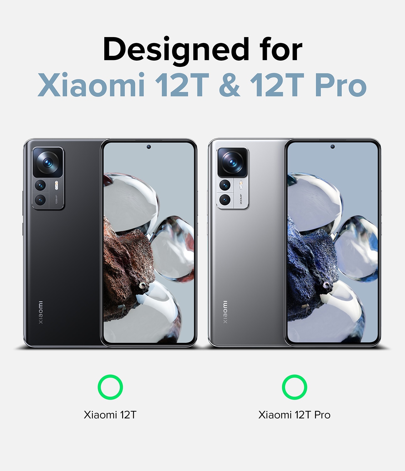 Cover Fusion X Xiaomi 12T/12T Pro nero