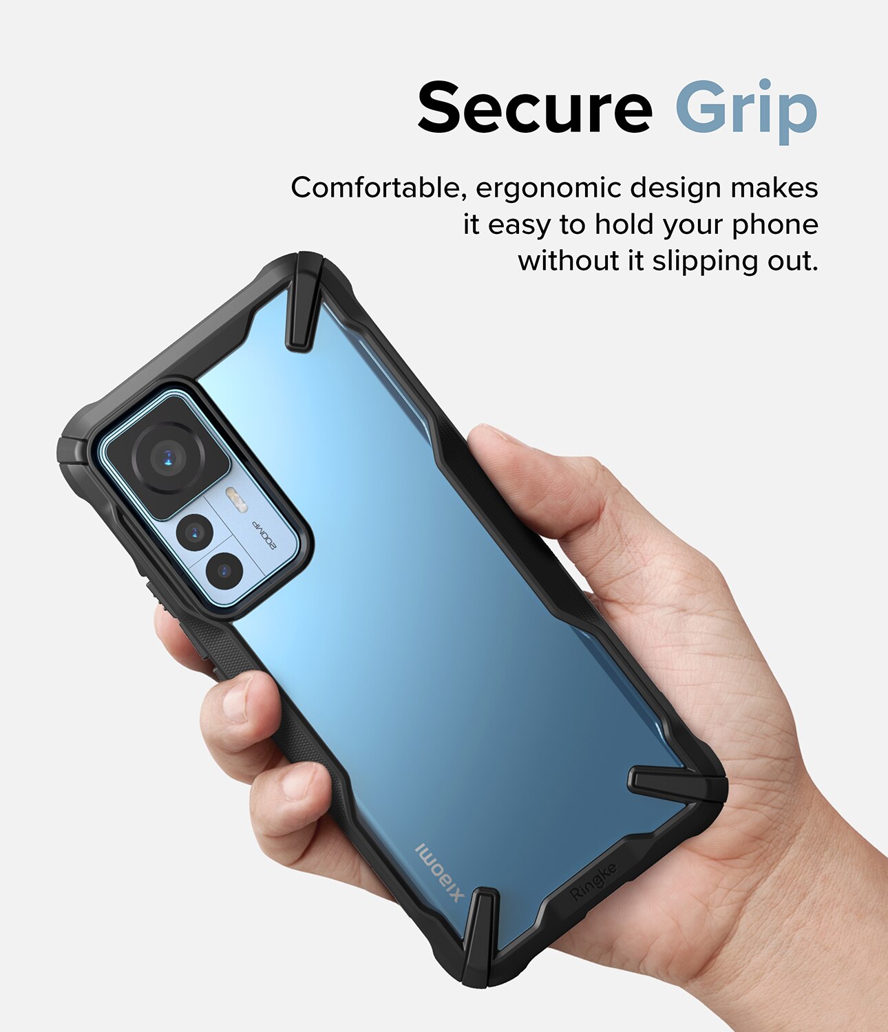 Cover Fusion X Xiaomi 12T/12T Pro Nero