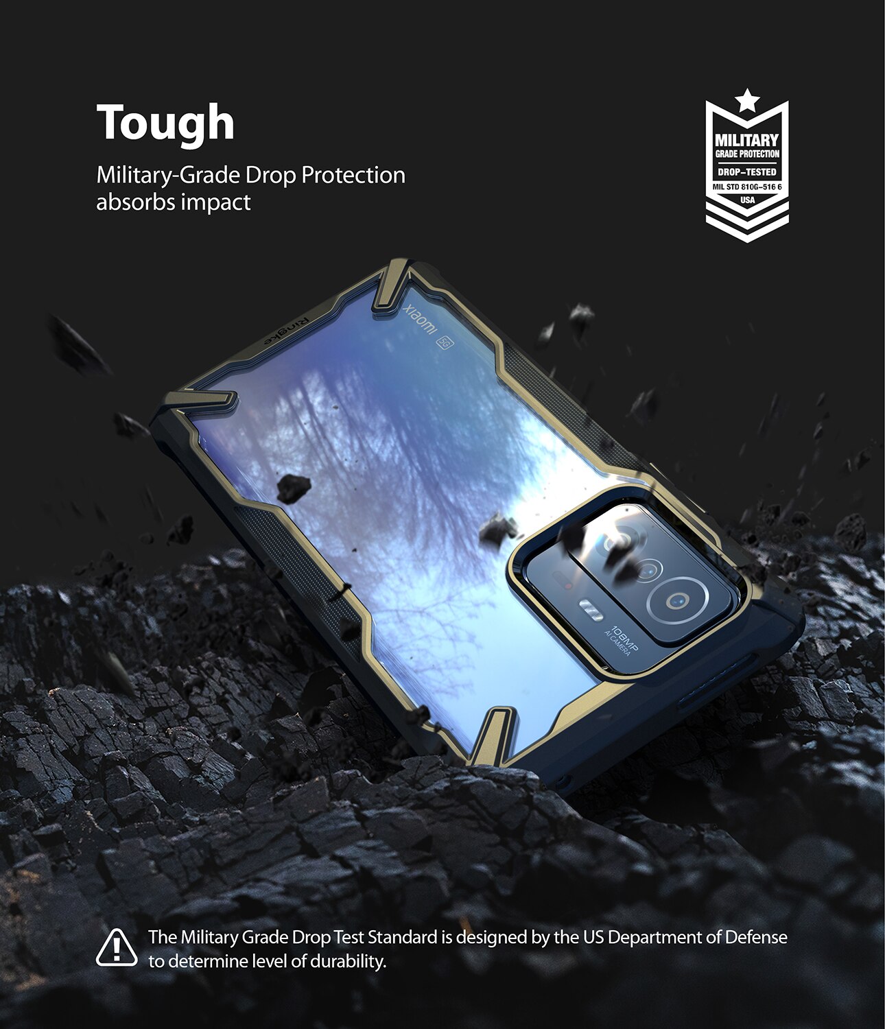 Cover Fusion X Xiaomi 11T/11T Pro Nero