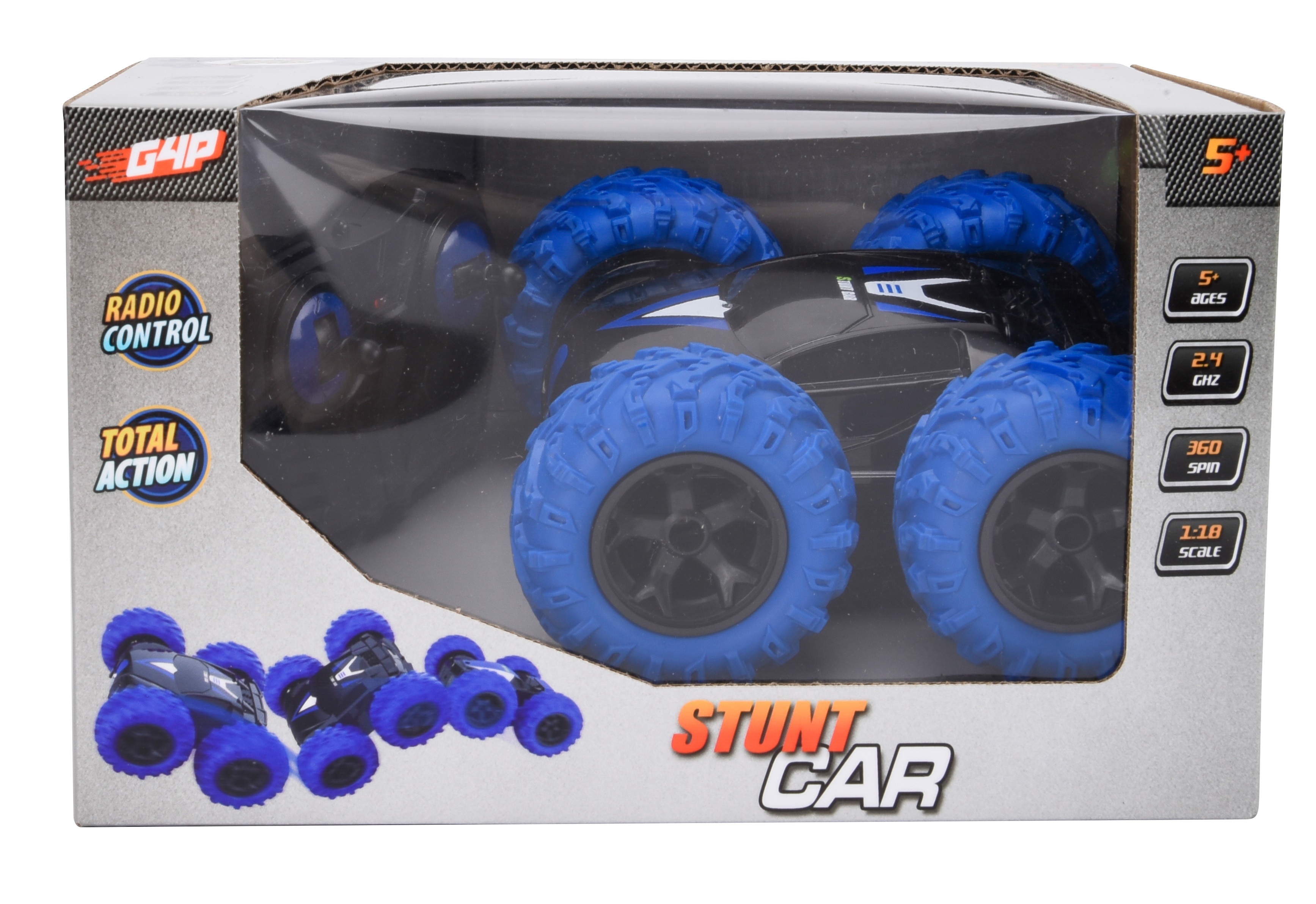 360 Stunt Car V2, blu