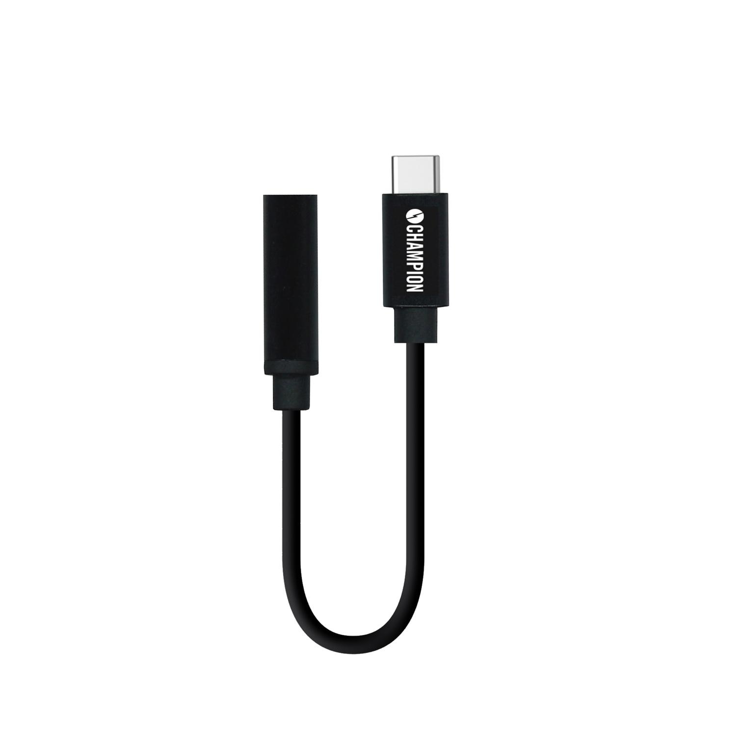 Adattatore da USB-C a 3,5 mm Nero