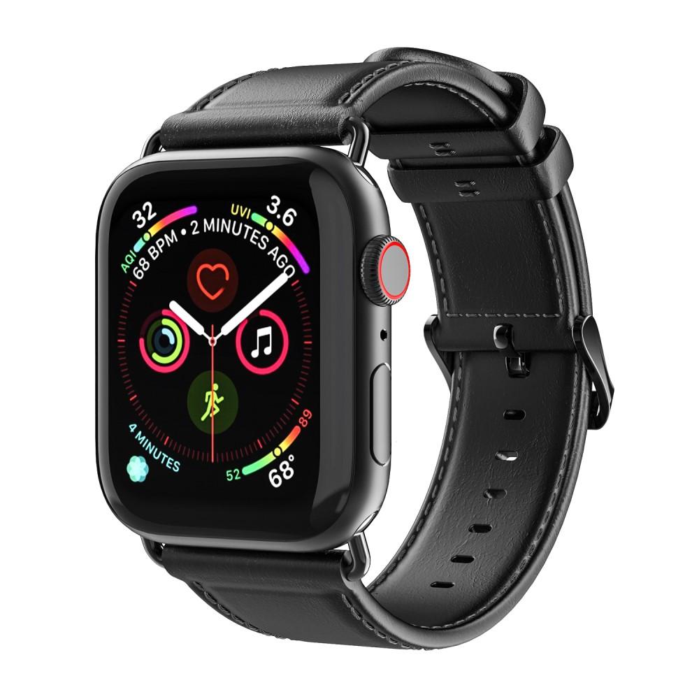 Cinturino in pelle Apple Watch 45mm Series 8 Black