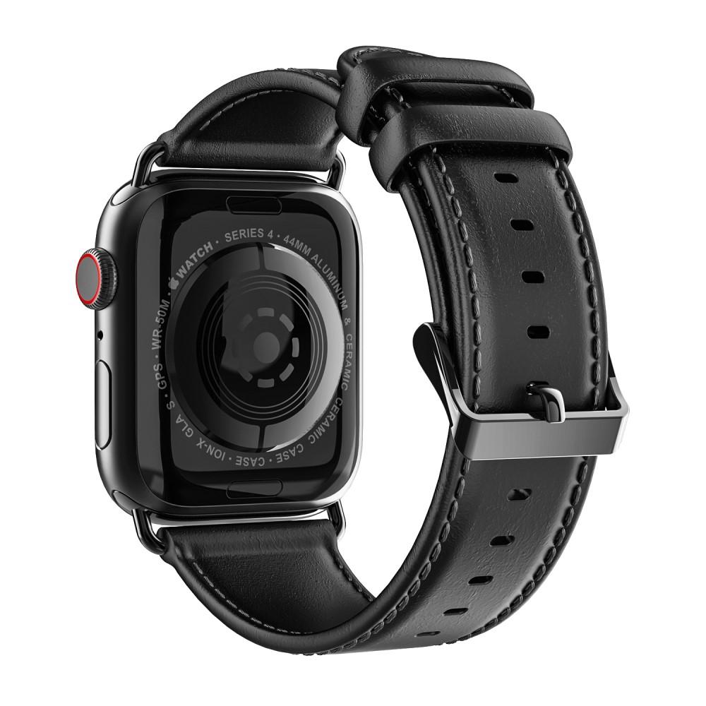 Cinturino in pelle Apple Watch 45mm Series 8 Black