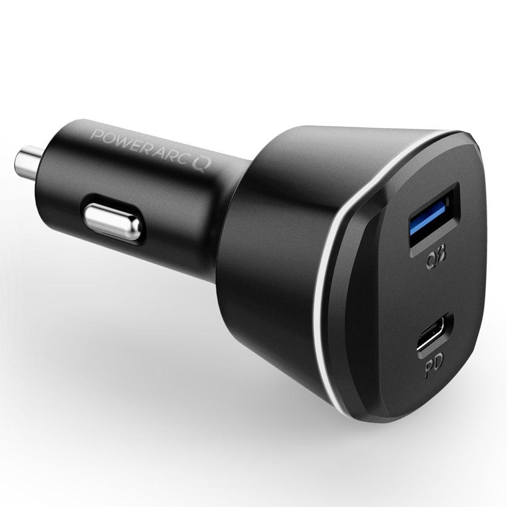 ArcStation 30W PD Dual Car Charger Black