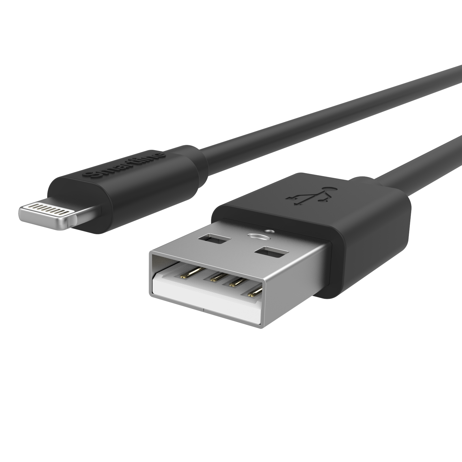 Cavo da USB-A a Lightning 3 metri Nero