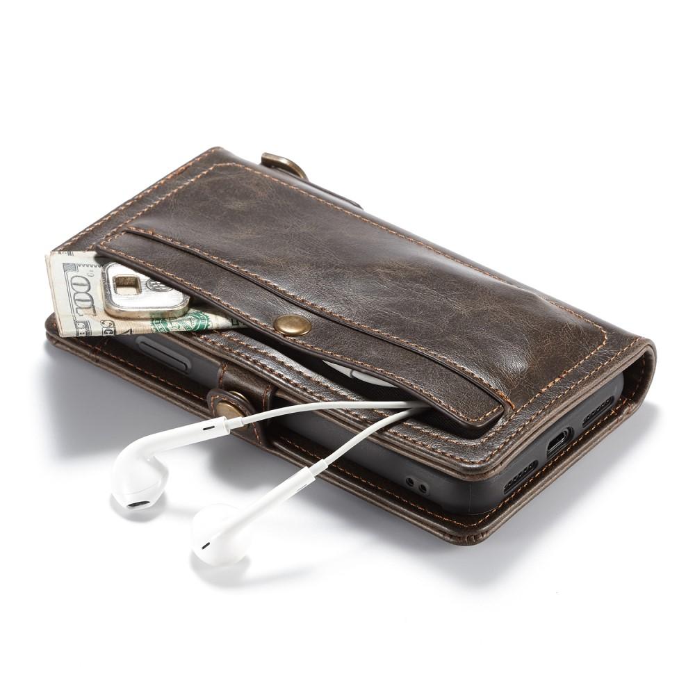 Custodia a portafoglio magnetiche iPhone X/XS Marrone