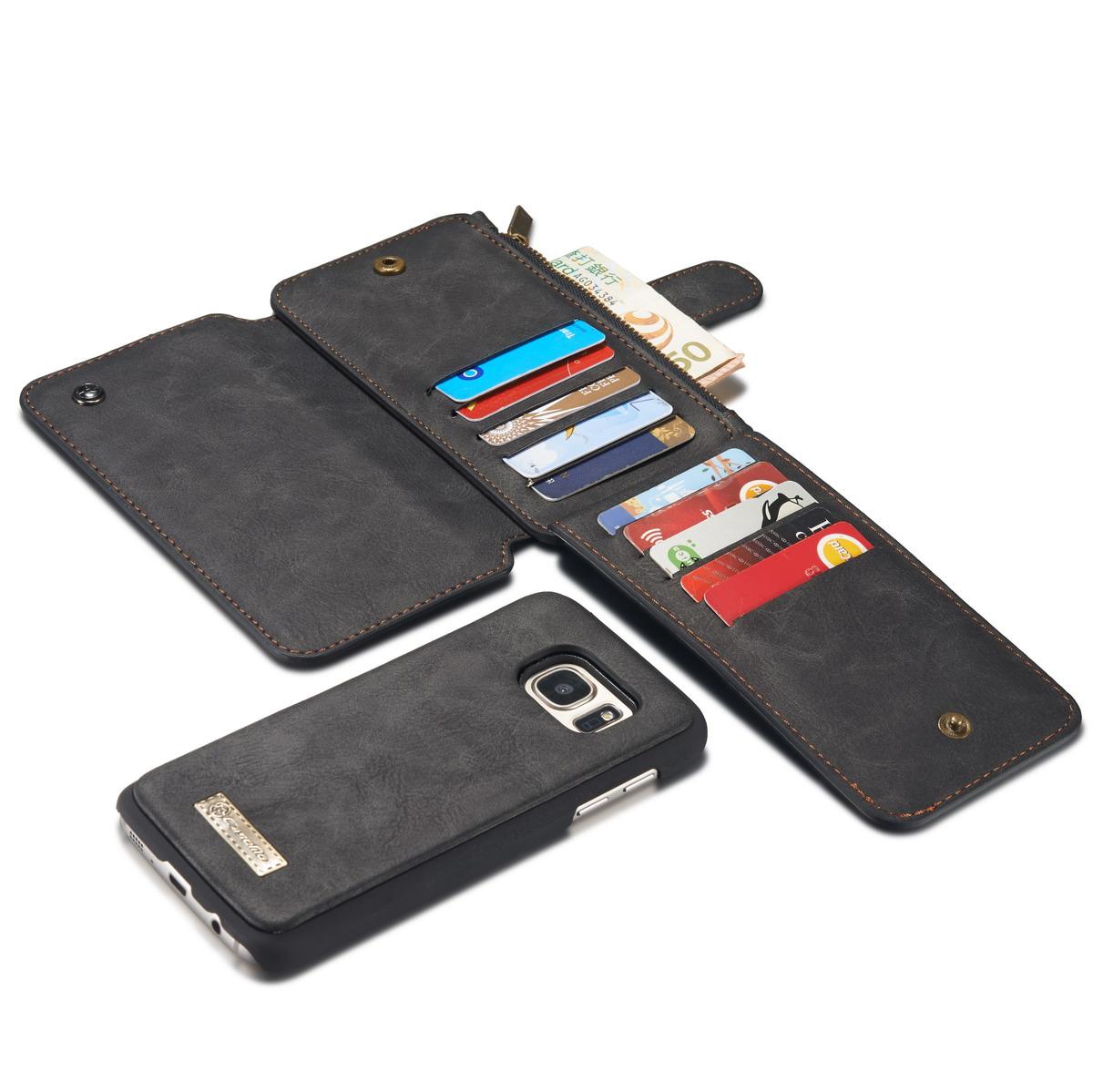 Multi-slot Flip Cover Samsung Galaxy S7 Grigio