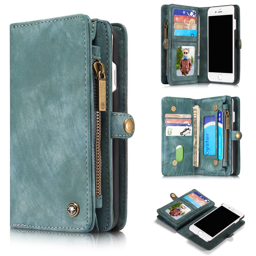 Cover portafoglio Multi-Slot iPhone 7/8/SE Blu