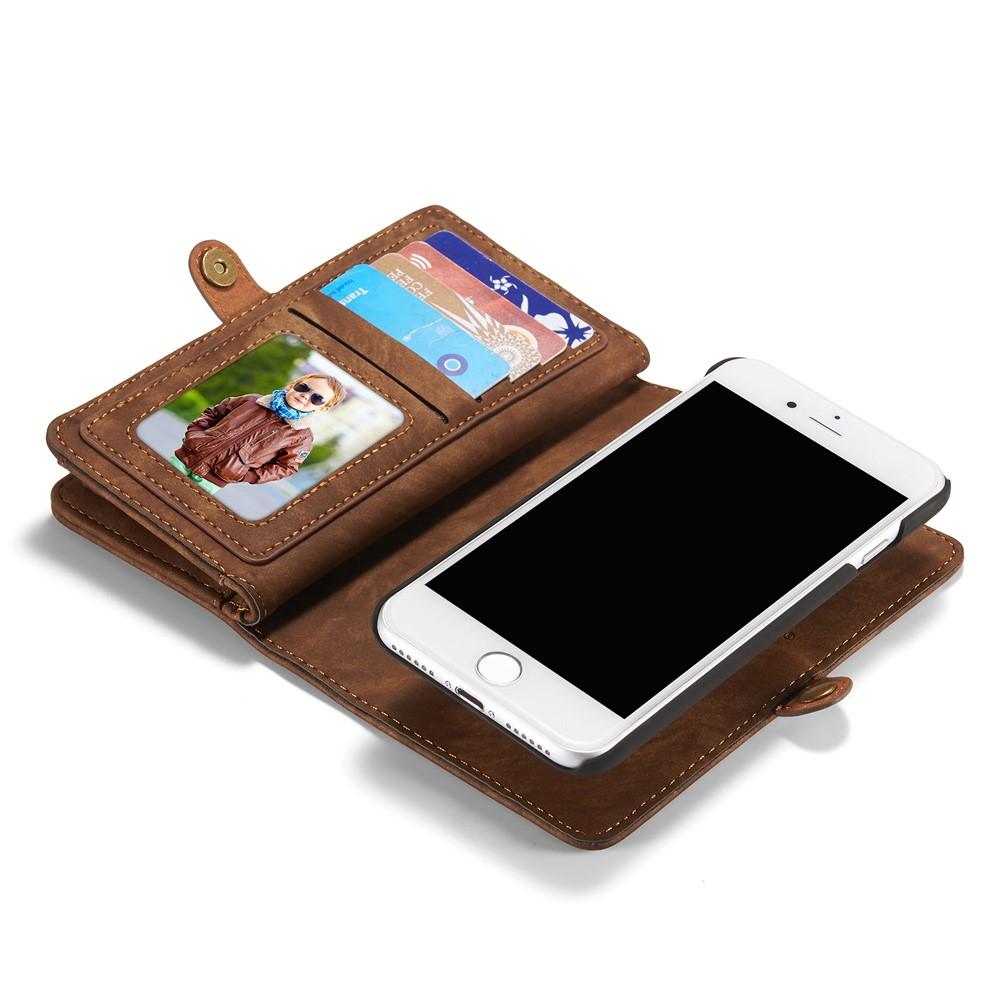 Cover portafoglio Multi-Slot iPhone SE (2020) marrone