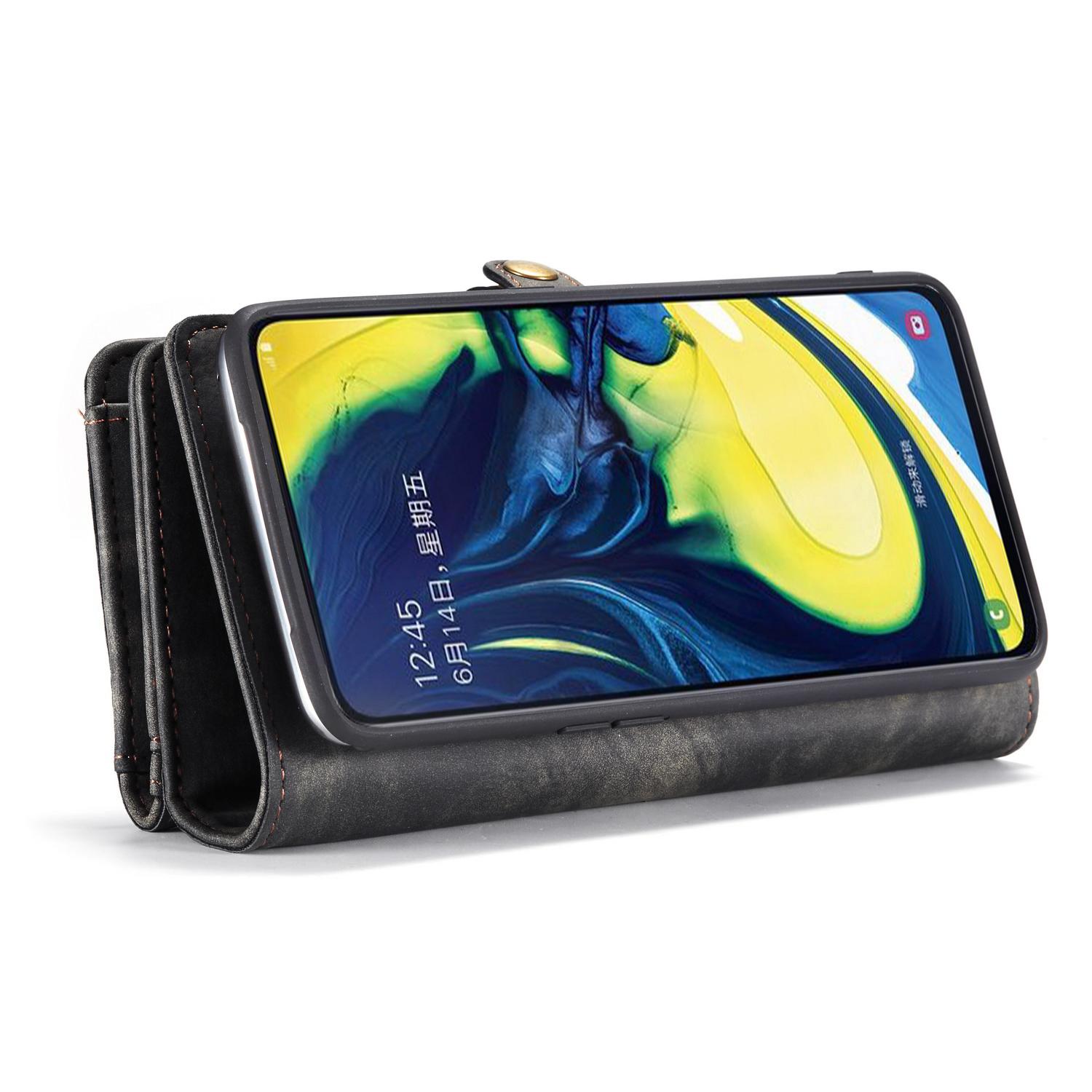 Cover portafoglio Multi-Slot Samsung Galaxy A80 Grigio