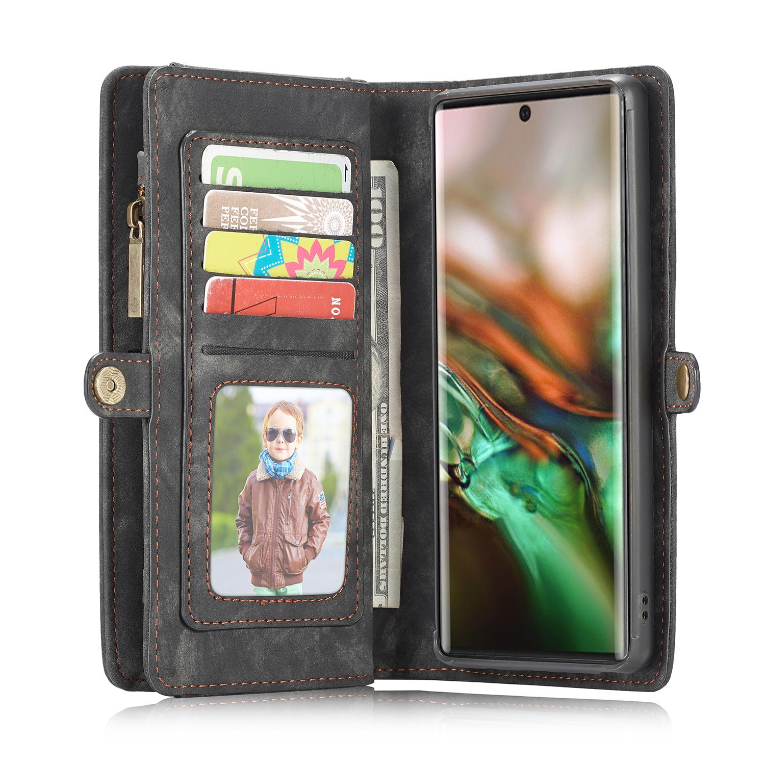 Cover portafoglio Multi-Slot Samsung Galaxy Note 10 Plus Grigio