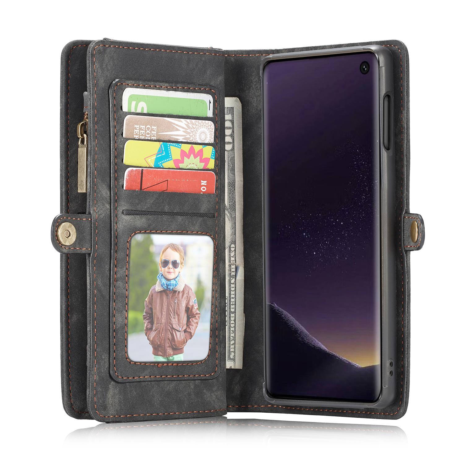 Cover portafoglio Multi-Slot Samsung Galaxy S10e Grigio