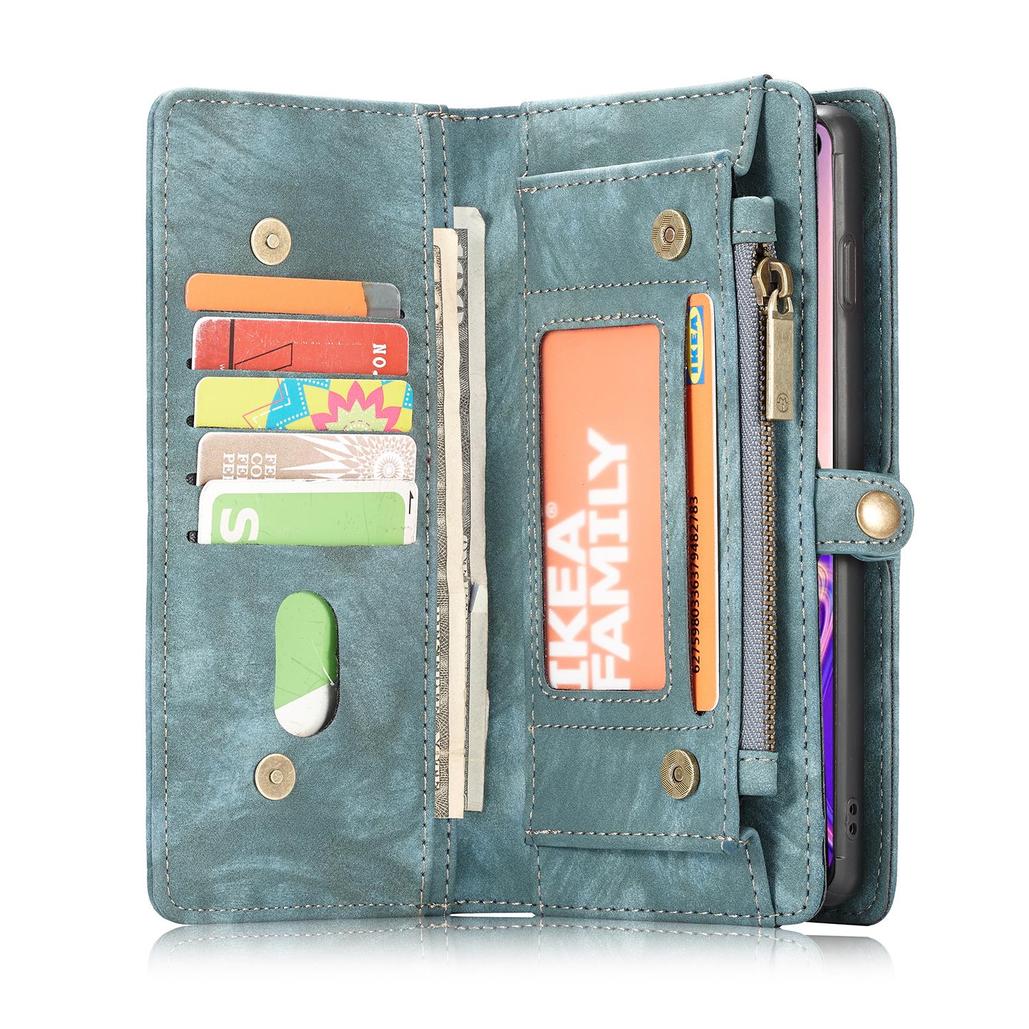 Cover portafoglio Multi-Slot Samsung Galaxy S10 Plus Blu