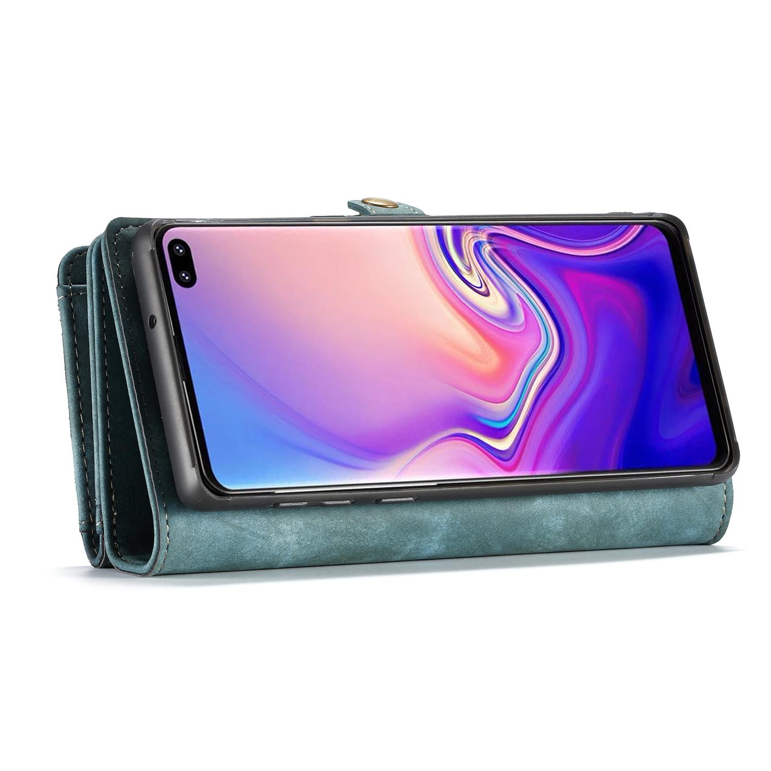 Cover portafoglio Multi-Slot Samsung Galaxy S10 Plus Blu