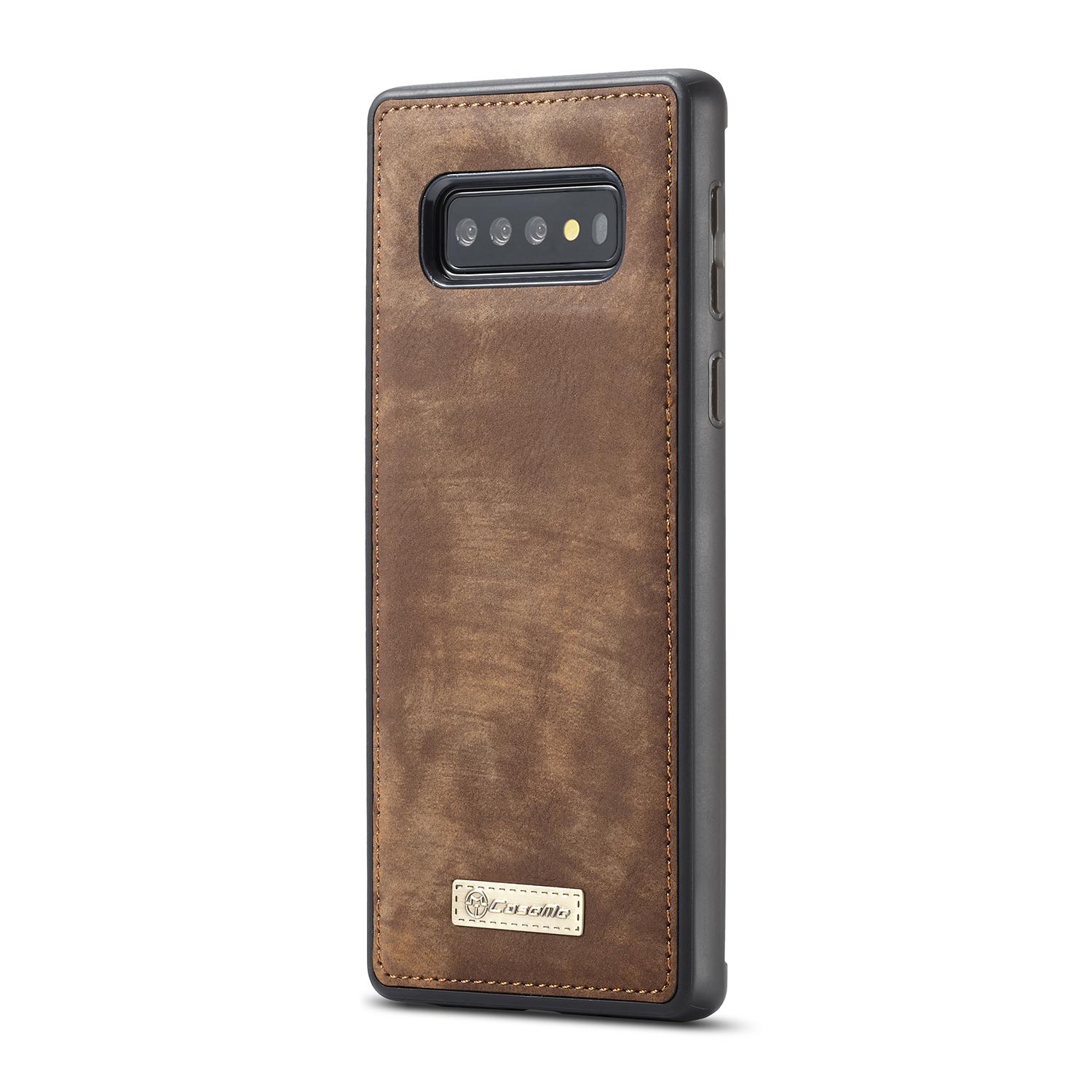 Cover portafoglio Multi-Slot Samsung Galaxy S10 Plus Marrone