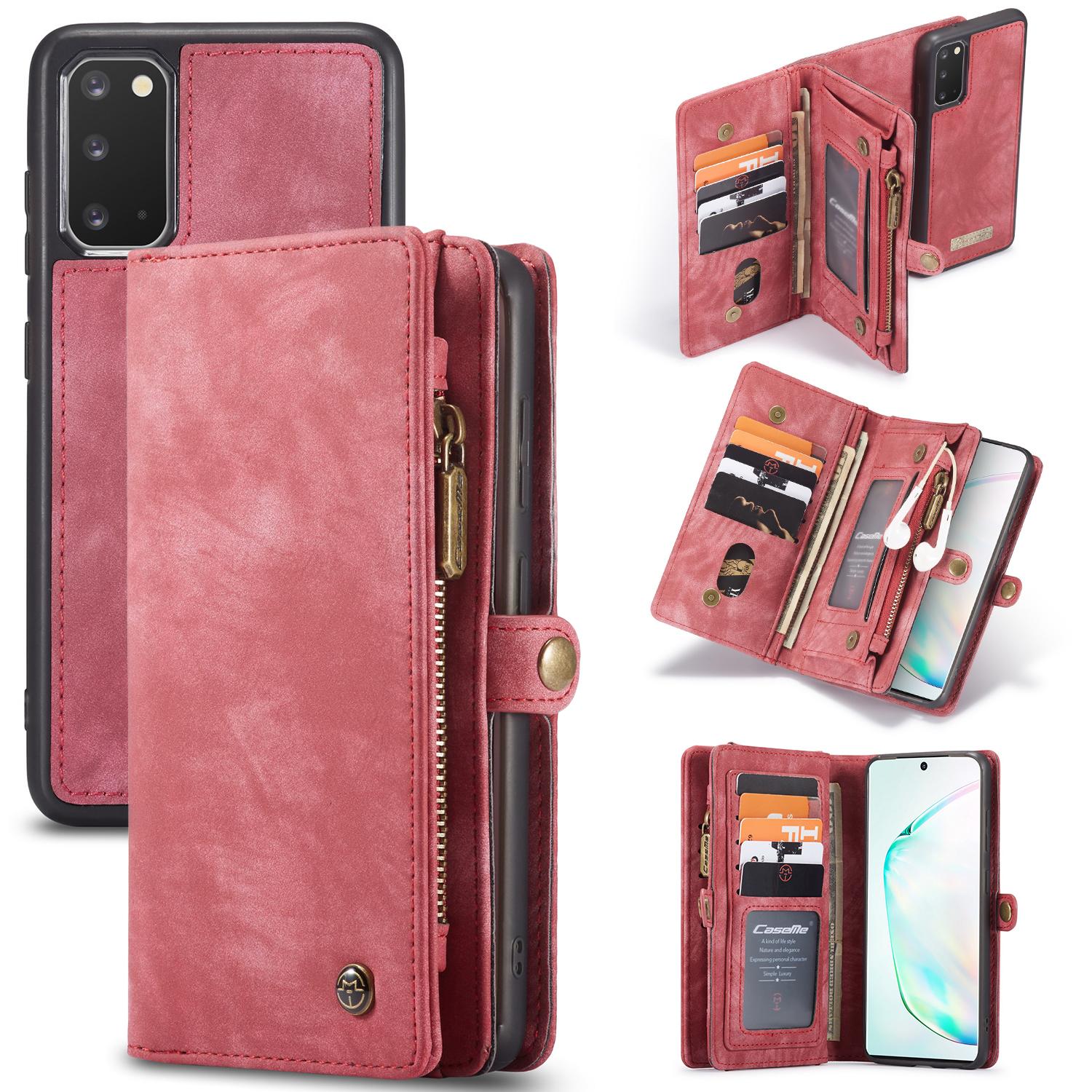 Cover portafoglio Multi-Slot Samsung Galaxy S20 Rosso