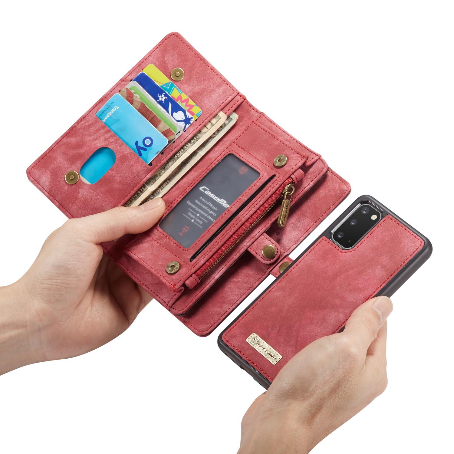 Cover portafoglio Multi-Slot Samsung Galaxy S20 Rosso