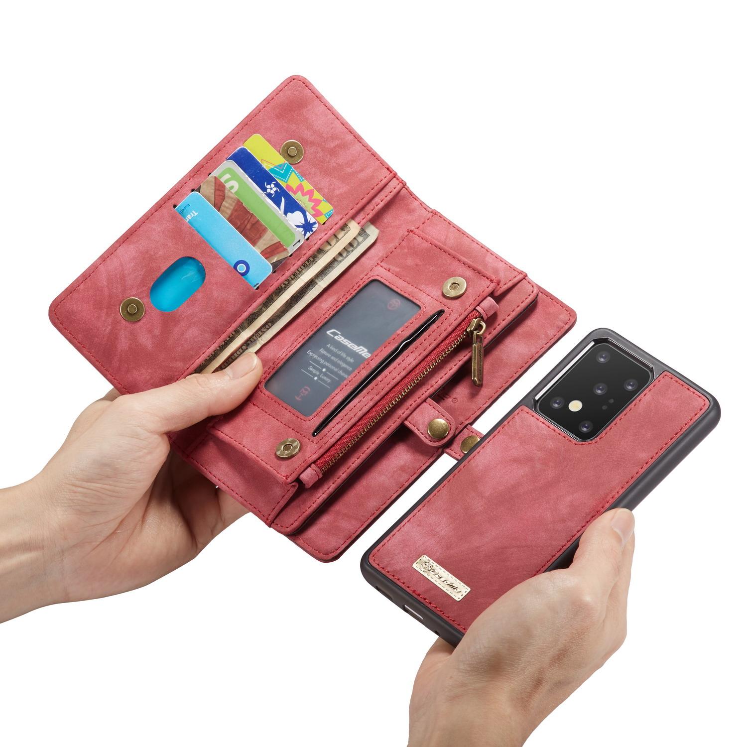 Cover portafoglio Multi-Slot Samsung Galaxy S20 Ultra Rosso